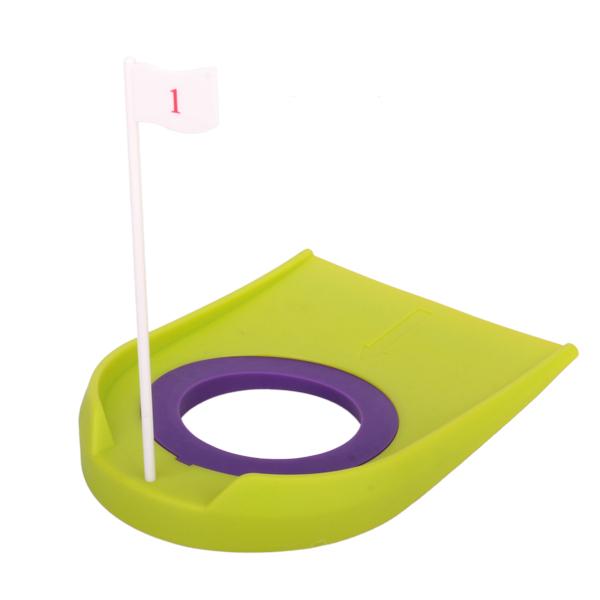 Golf Plastic Putting Cup Hole With Flag Practice Golf Hole