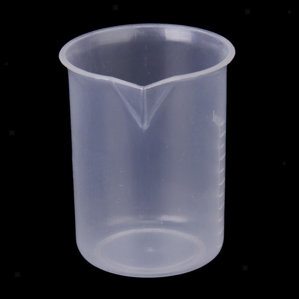 Lab Glassplastic Graduated Beaker Clear Measuring Cup Containers 10ml 500ml Ebay 1860