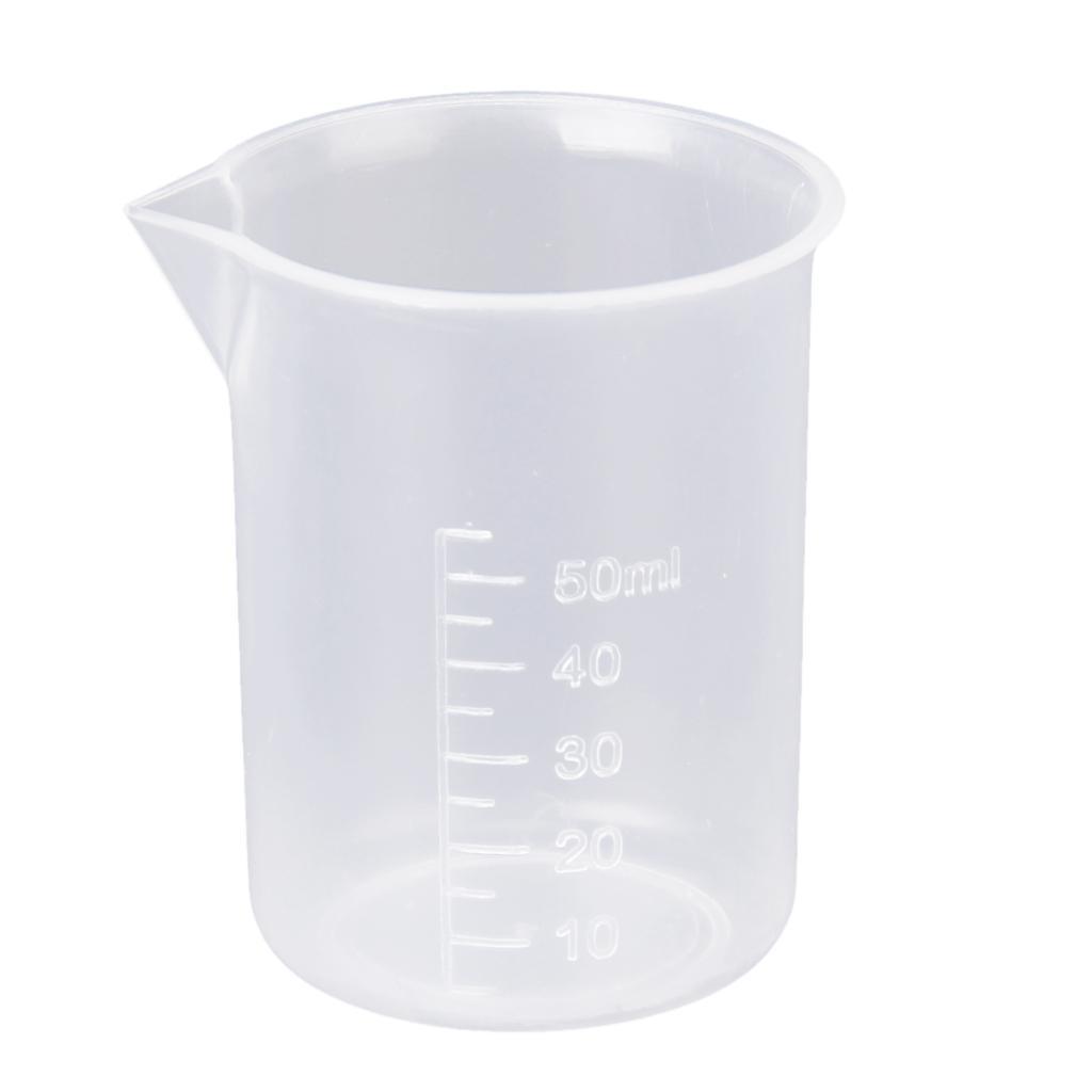 Lab Glassplastic Graduated Beaker Clear Measuring Cup Containers 10ml 500ml Ebay 4336