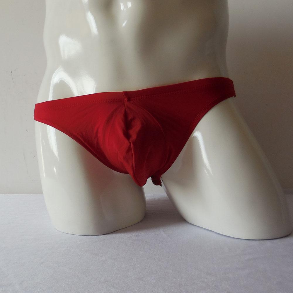 Mens Briefs Classic Underwear Pants Low Rise Red