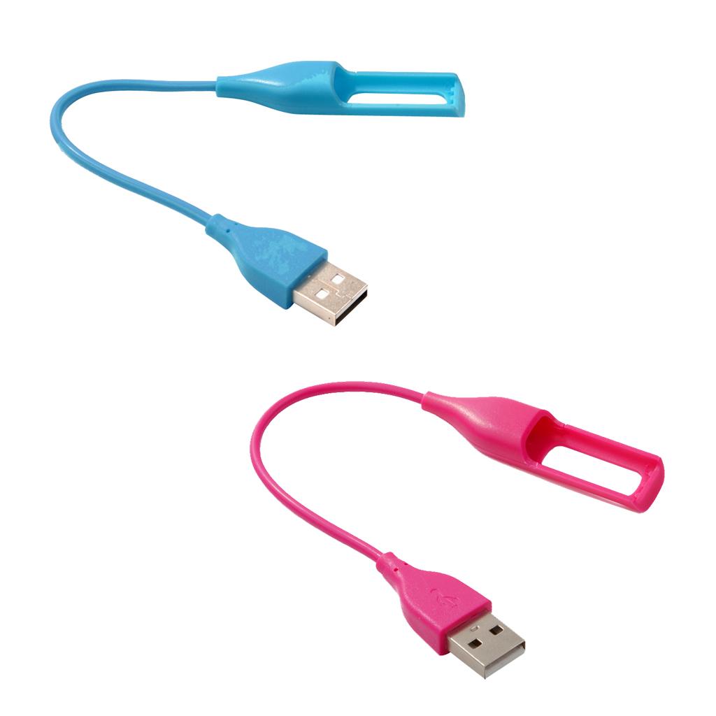 USB Power Charger Cable for FitBit Flex Tracker Wristband Bracelet Pink