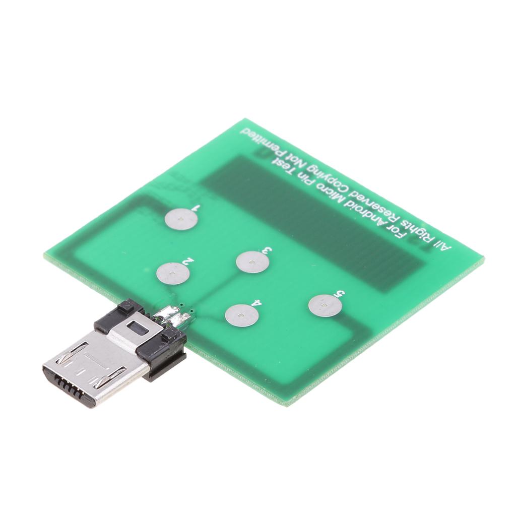 Micro USB 5 Pin PCB Board for Android Mobile Phones U2 IC / USB Battery Power Charging Dock Flex Test