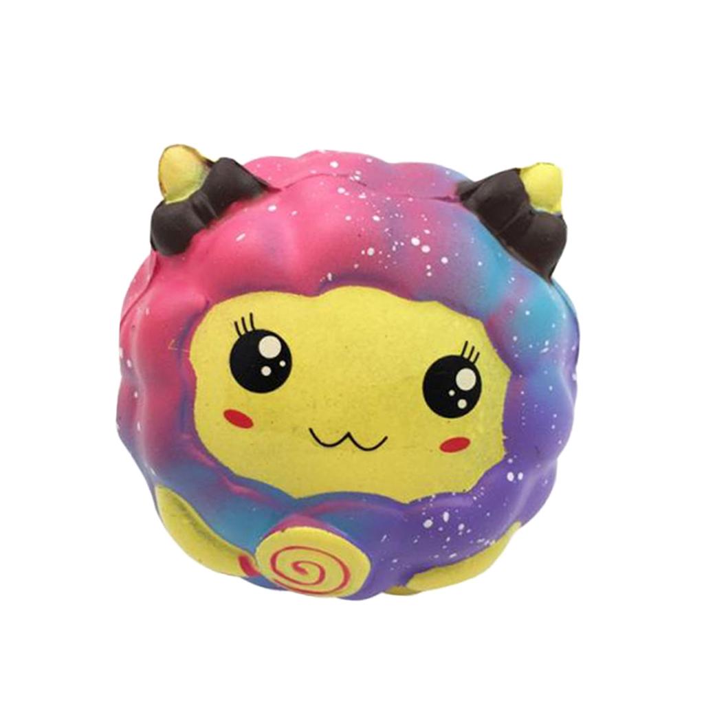 Starry Sky Sheep Squishy Slow Rising Squishies Cartoon Relieve Stress Toy