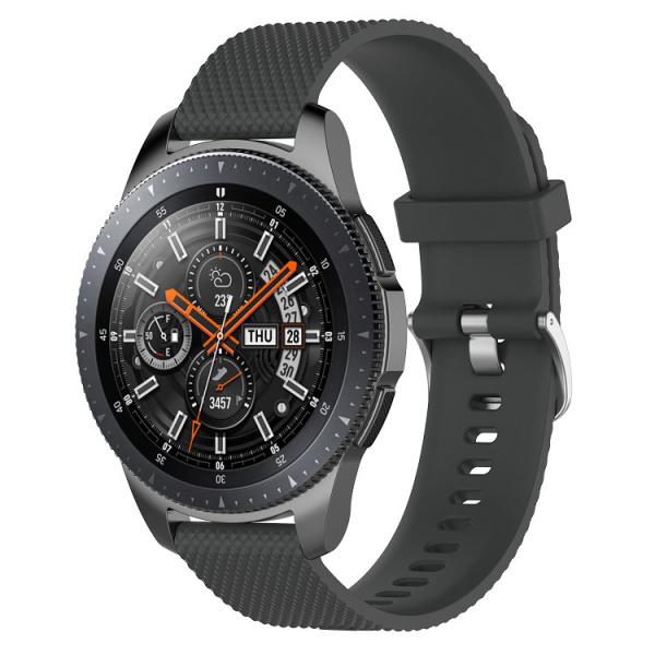 Soft Silicone Sport Watch Strap for Huawei Watch GT/ Honor Magic Watch Gray