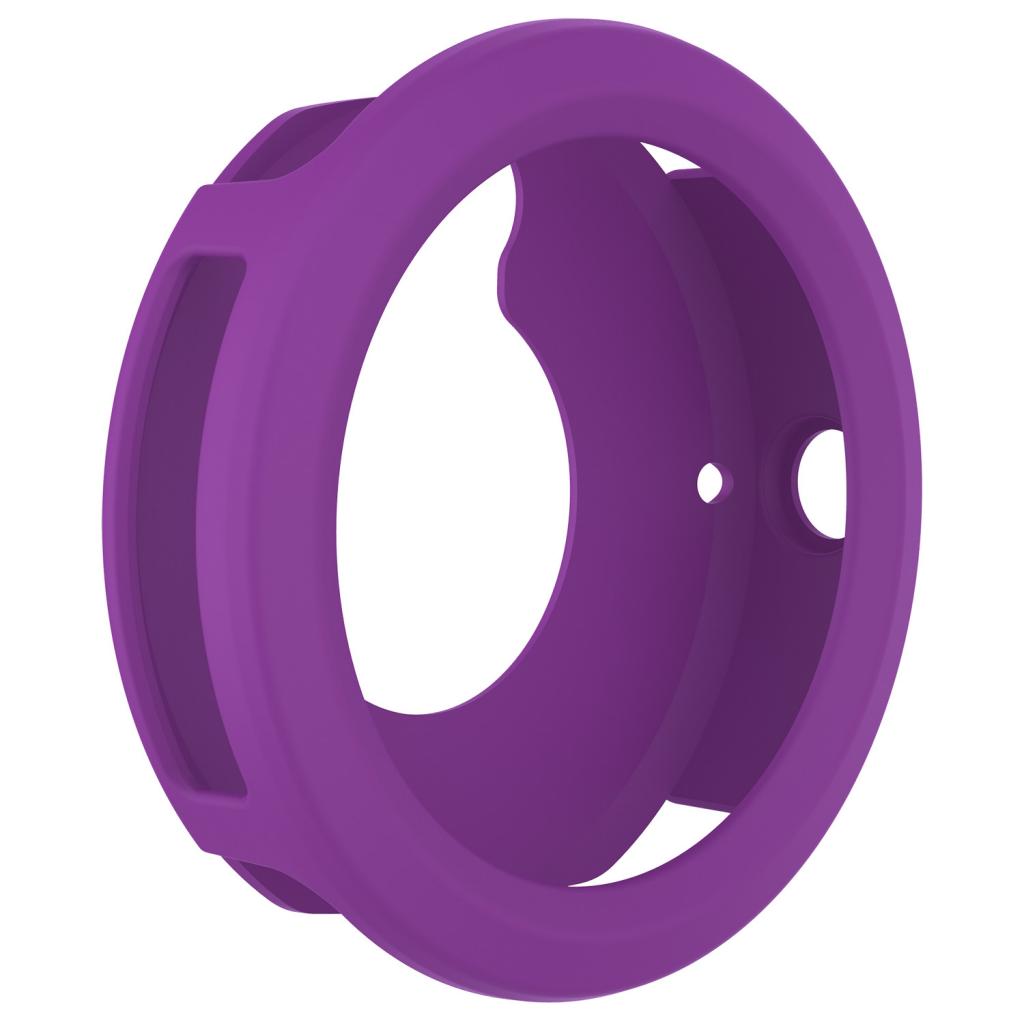Soft Silicone Protector Case for Garmin Vivoactive 3 Smart Watch Purple