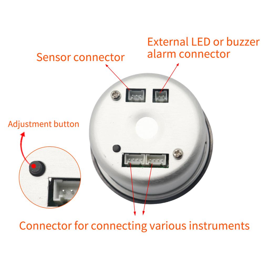 60mm-10Bar Pressure Gauge with Electronic Pressure Sensor (NPT1/8)