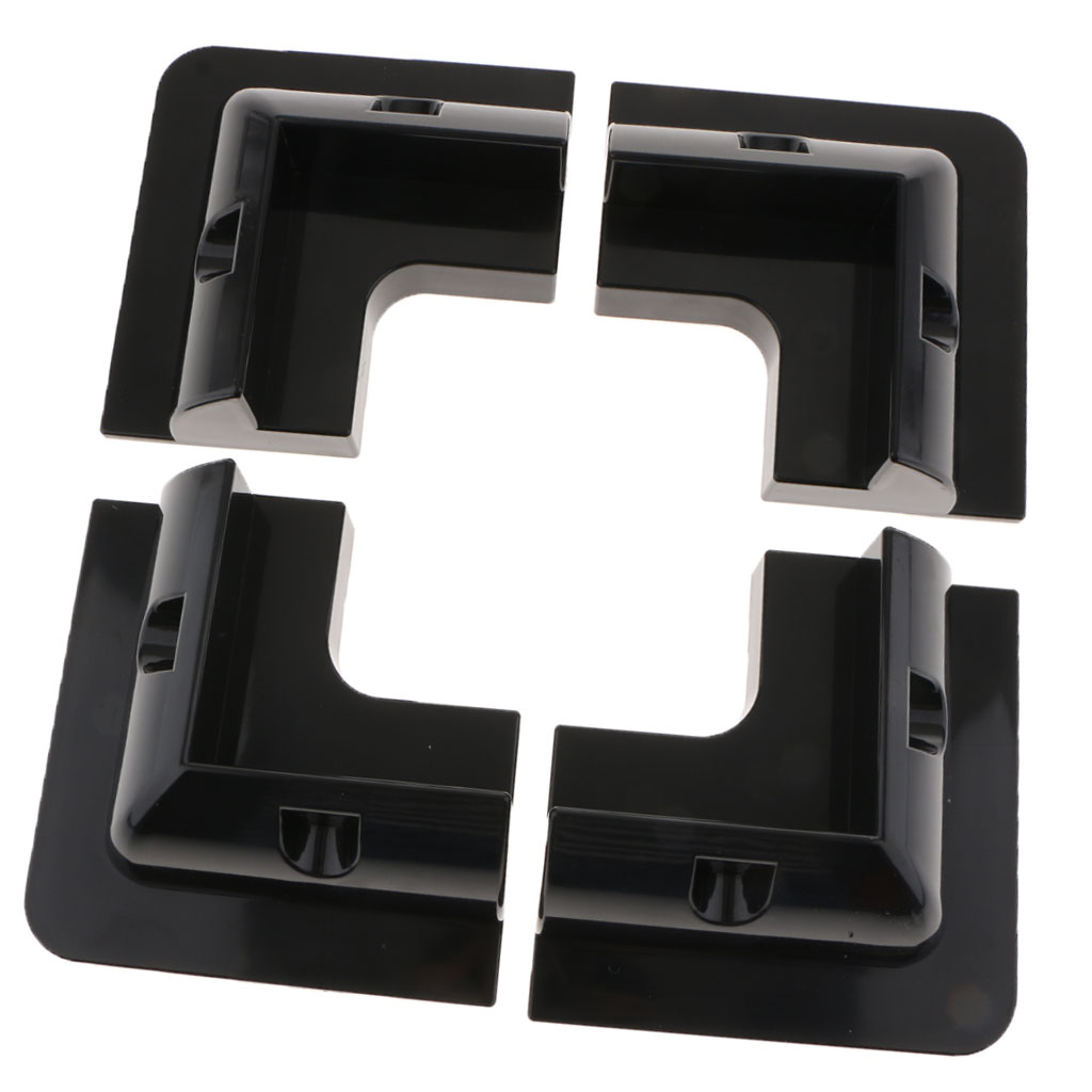 Plastic Dustproof Waterproof Electrical Wiring Connection Junction Box Black