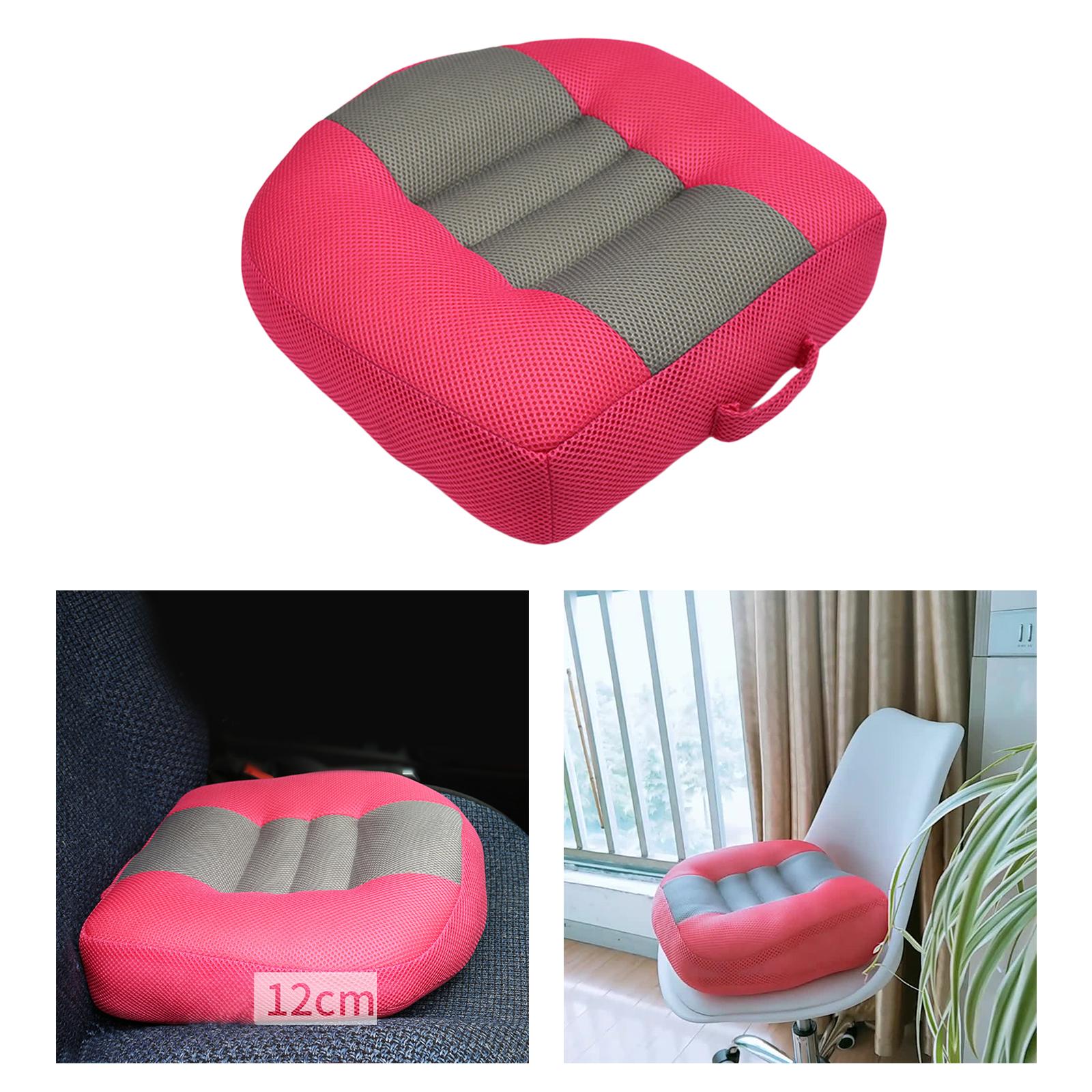 Portable Car Booster Seat Cushion Thickened Heightening Posture Pad Rose