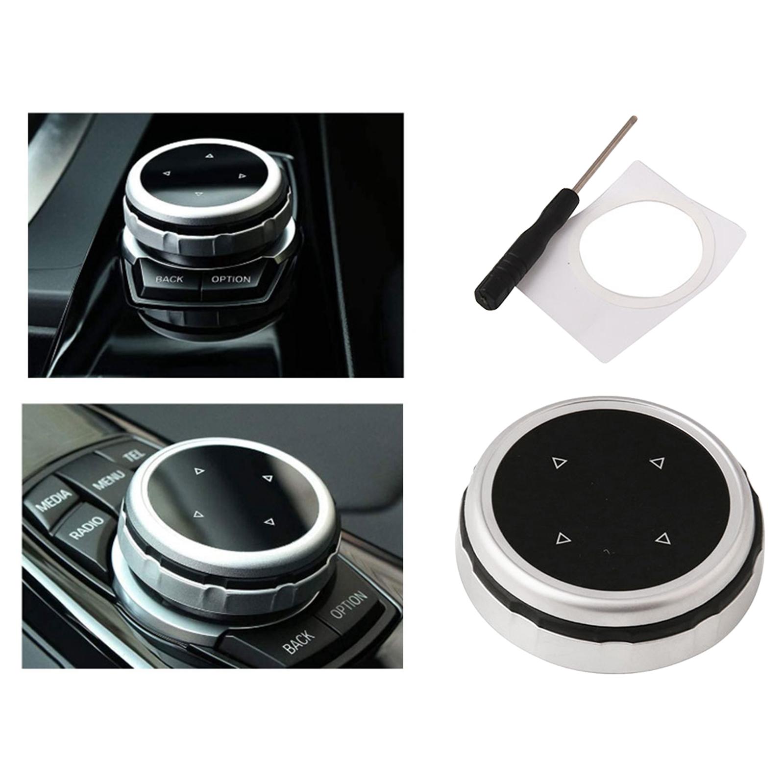 Multi Media Button Cover Spare Parts Tools Trim Fit for BMW F10 F20 F30