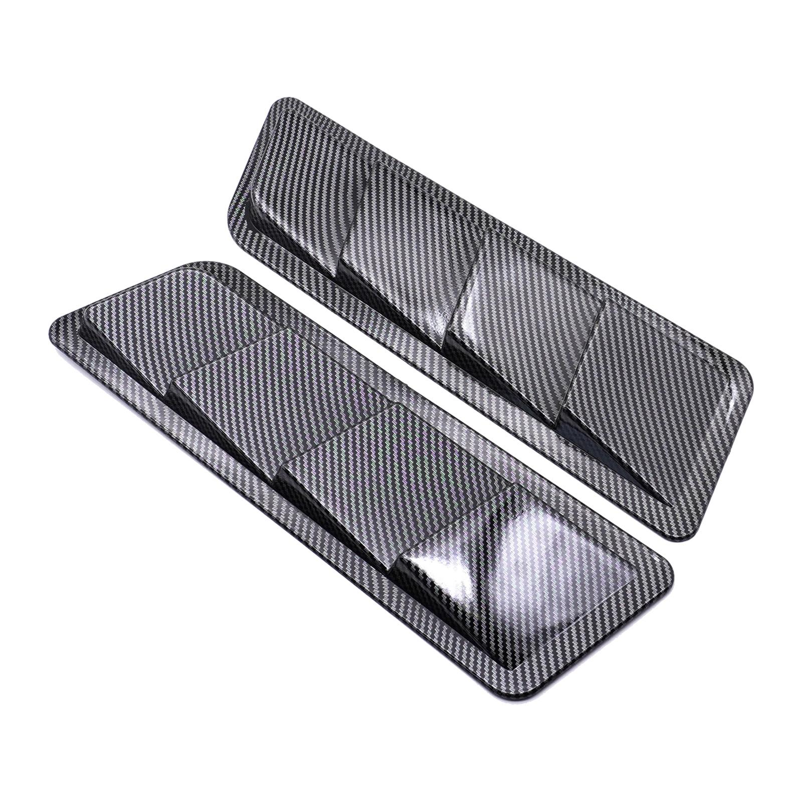 Universal Engines Hood Vent Cover Louver Flow Air Flow Trucks carbon fiber