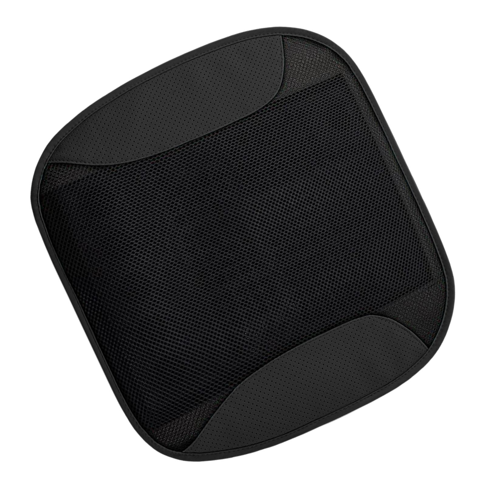 Car Seat Cover USB Port 5 Cooling Fans Inside for Office Chair Car Black