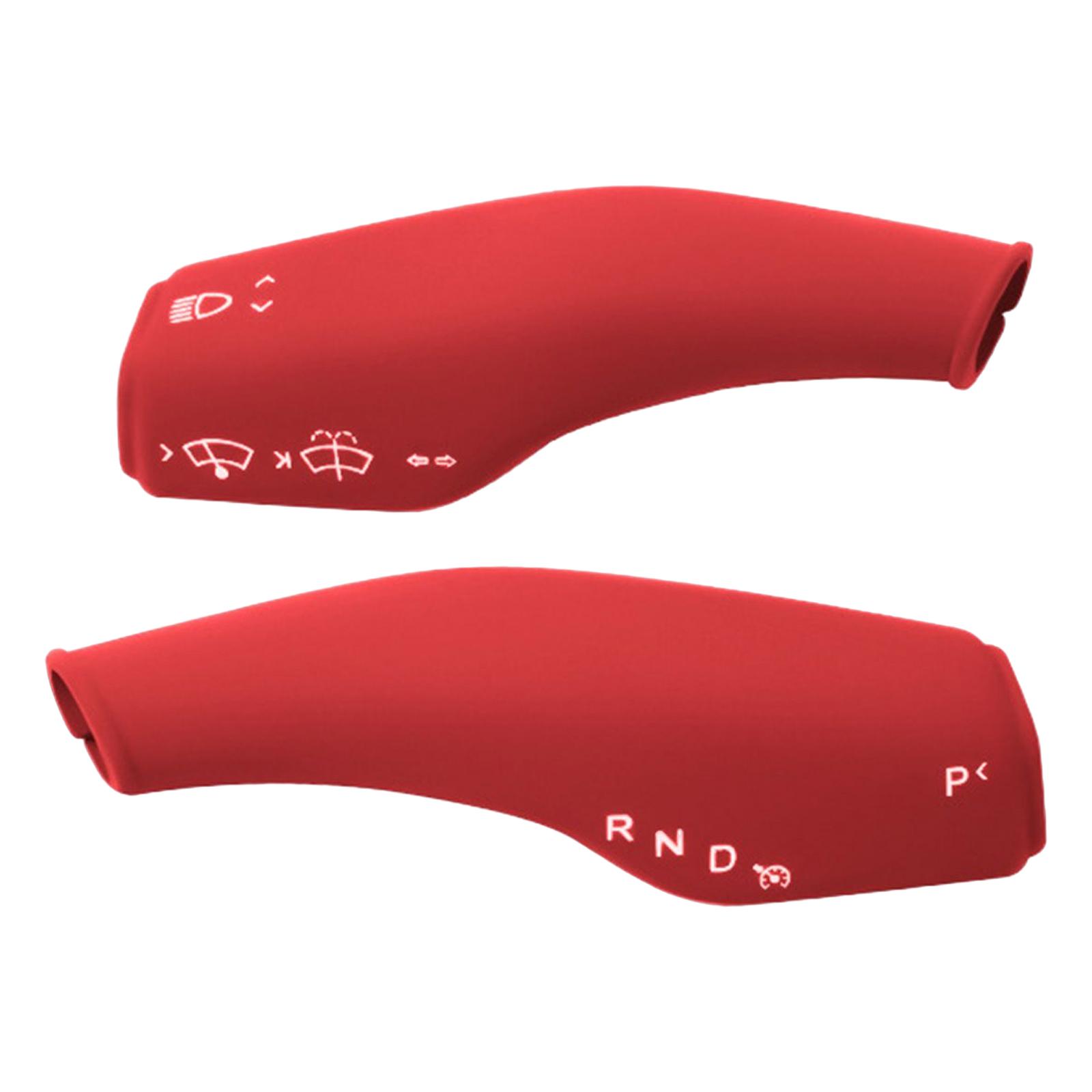 2Pcs Wiper Control Paddle covers for Replacement Red