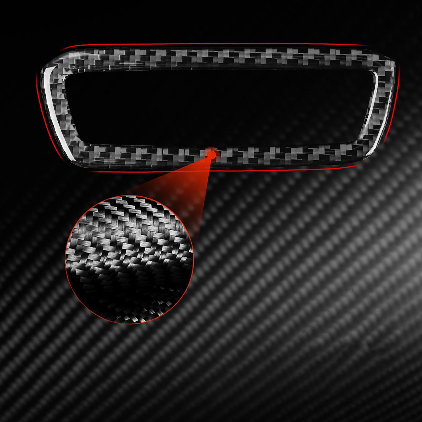 Headlamp Switch Buttons Sticker Carbon Fiber for A90 Soft and Durable