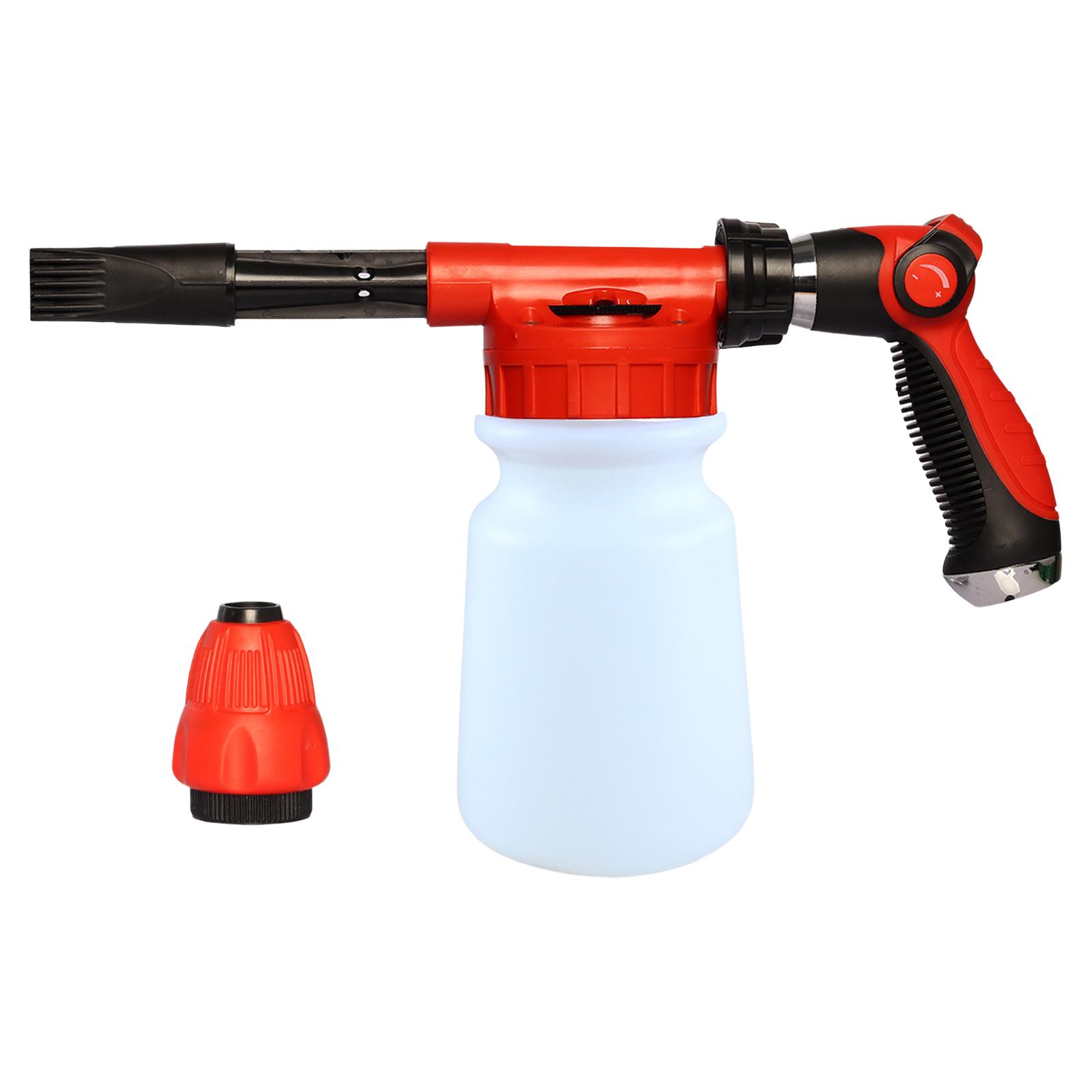 Foam Bottle Sprayer 1L Car Washer Foam Pot Professional for Gardening White