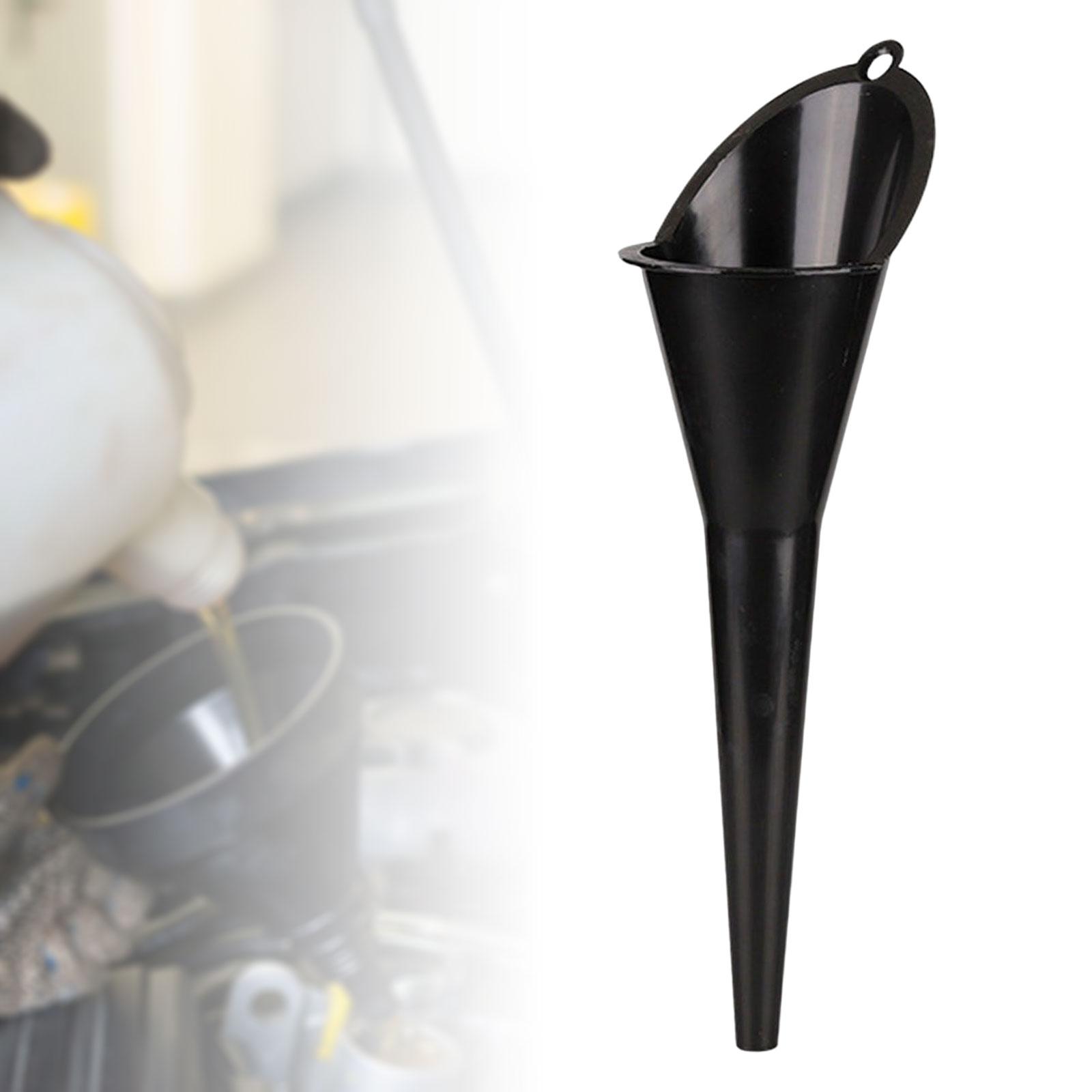 Gasoline Engine Oil Funnel Multipurpose Automotive Use for Black