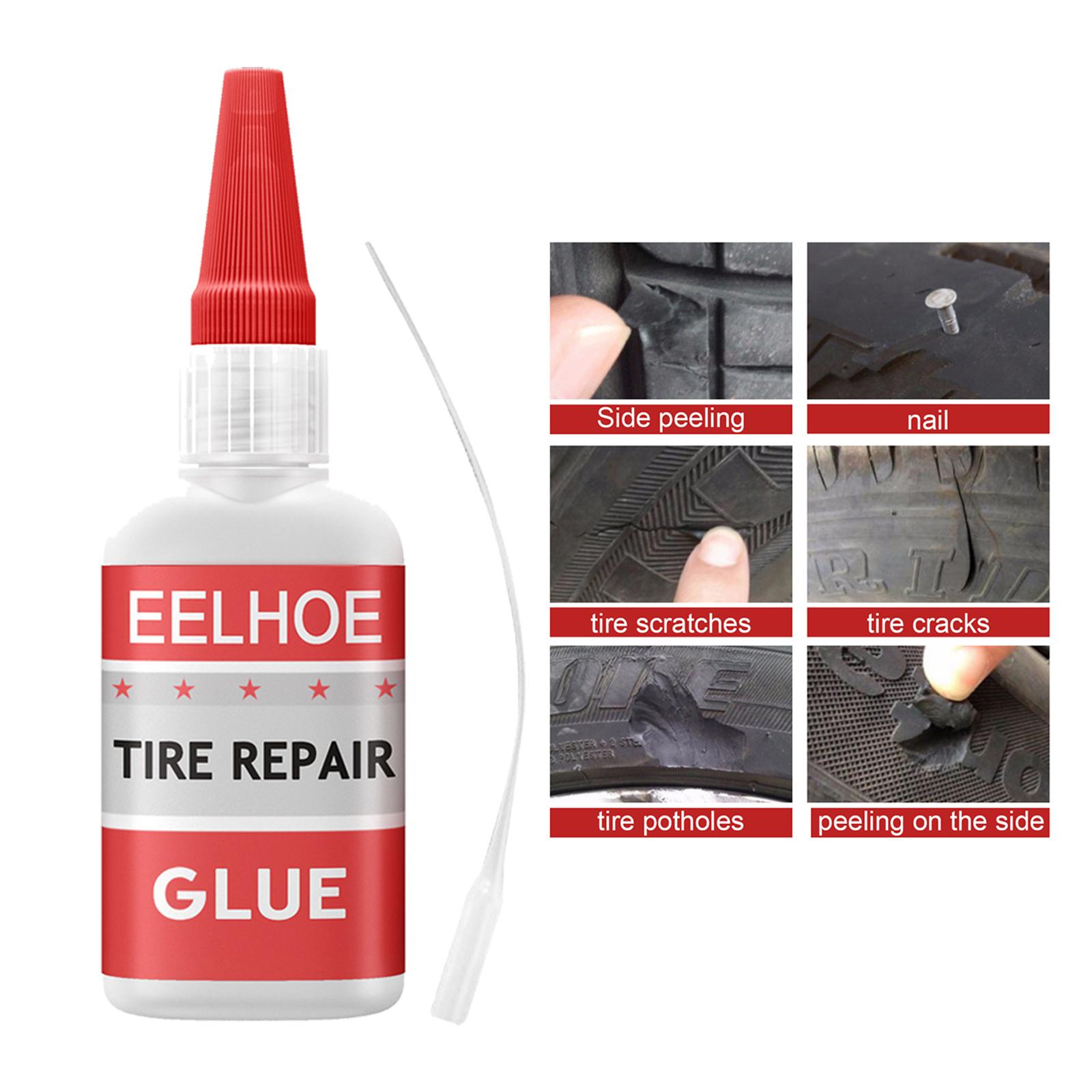 Tire Repair Glue Durable Sole Repair Glue for Vehicles Belt Rubber Tube 50ml