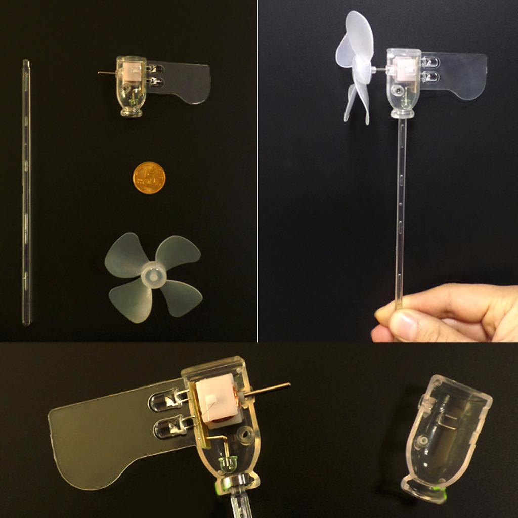 4xMini Wind Generator Wind Turbine Model Set Kits Teaching Tool D