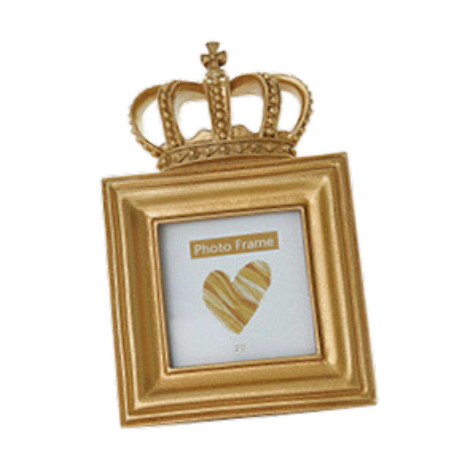Gold Crown Photo Frame