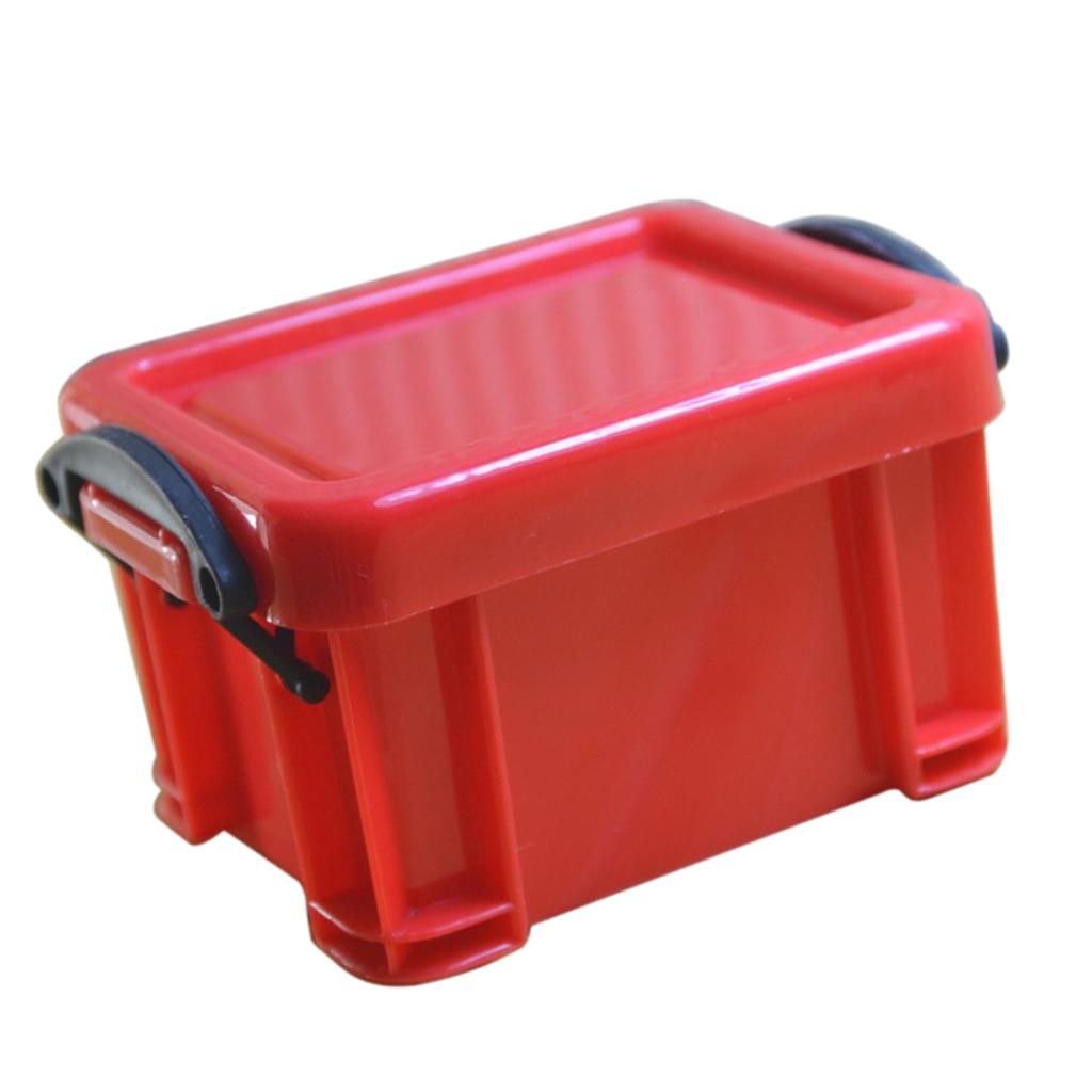 Mini Lock Box Super Cute Storage Boxes Organizer for Jewelry Red