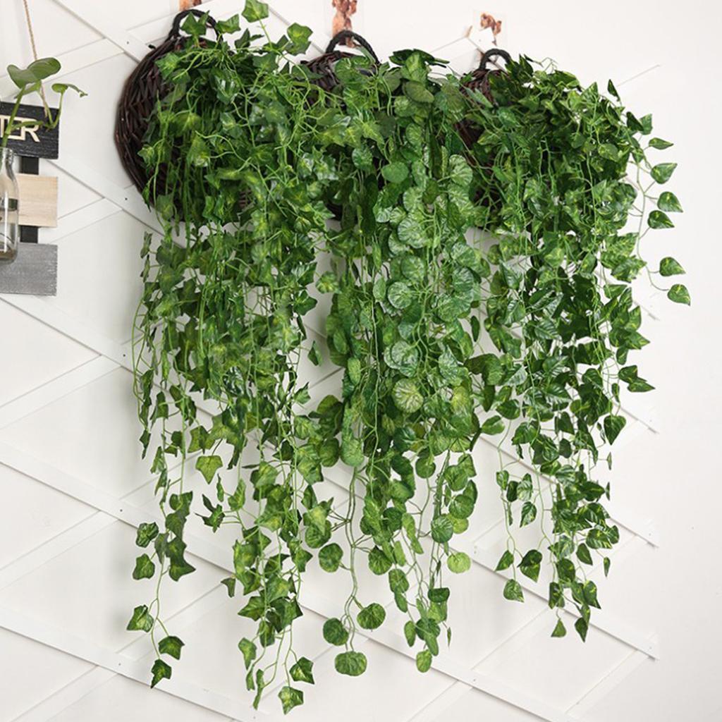 96cm Artificial Vines Garland Greenery Wedding Venues ... on Wall Sconces For Greenery id=76600