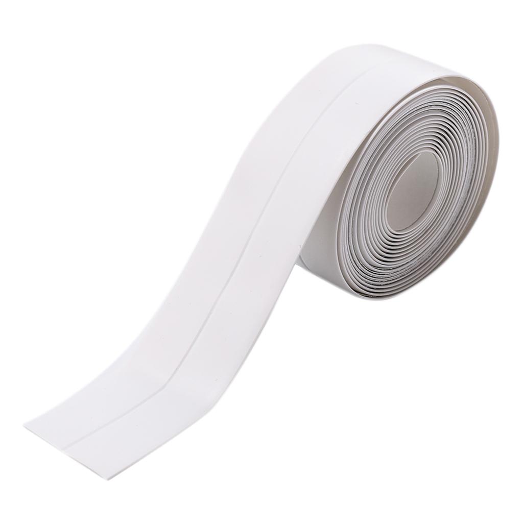 Mildew-proof  Waterproof Sealing Tape for Bathroom Kitchen Floor  White