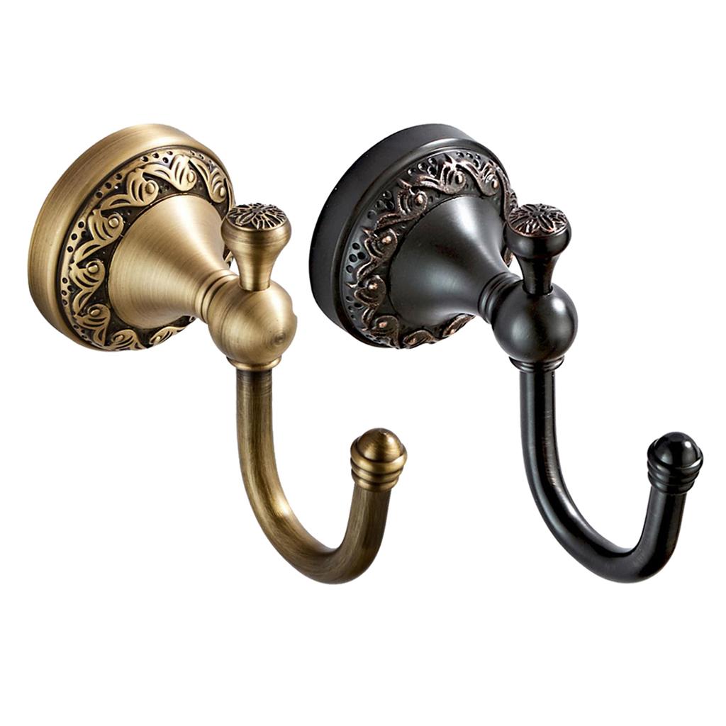 Brass Bathroom Hareware Robe Hooks Brass Hanging Hook Bronze