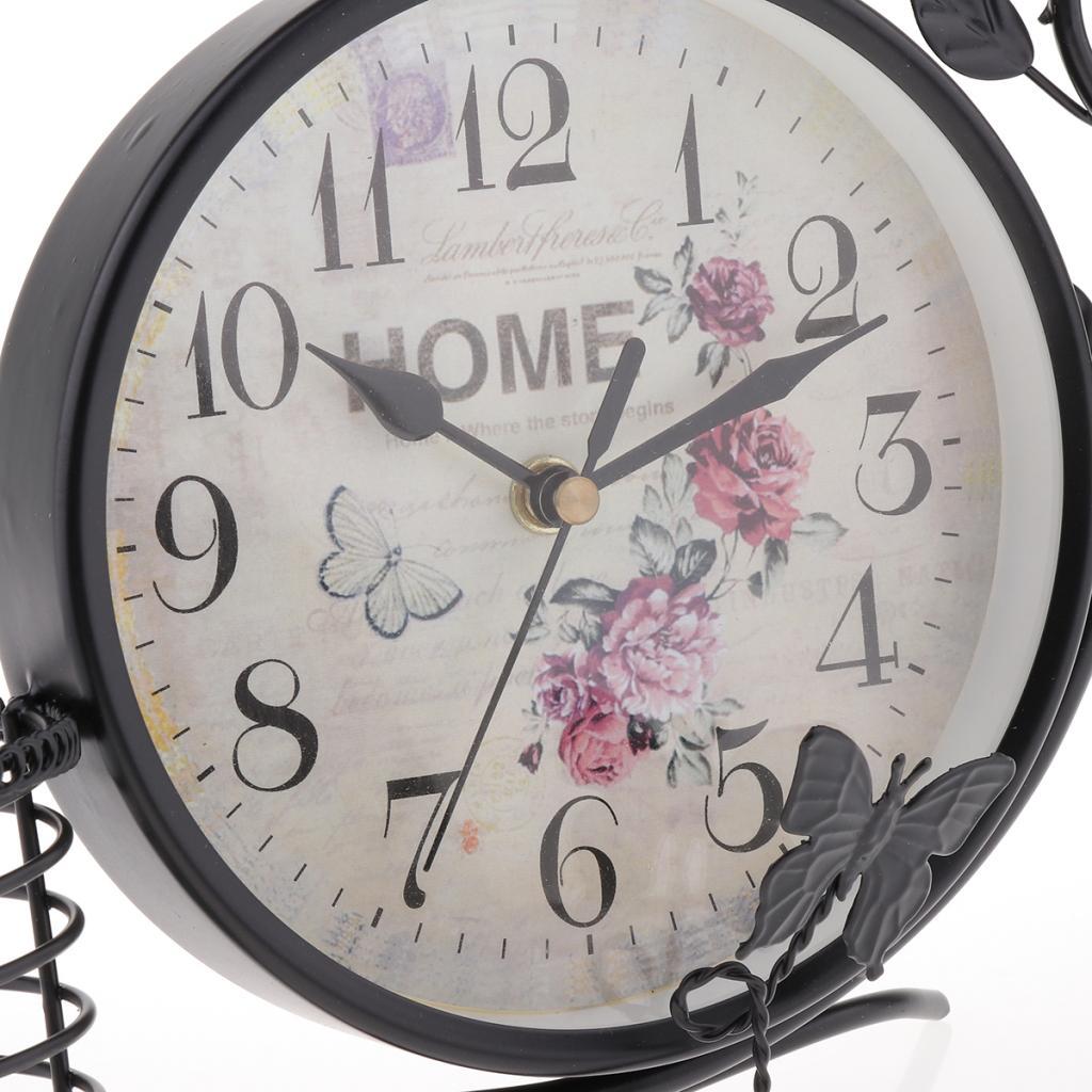 Home Desk Clock Battery Operated Decorative Shelf Clock For Home Shelf