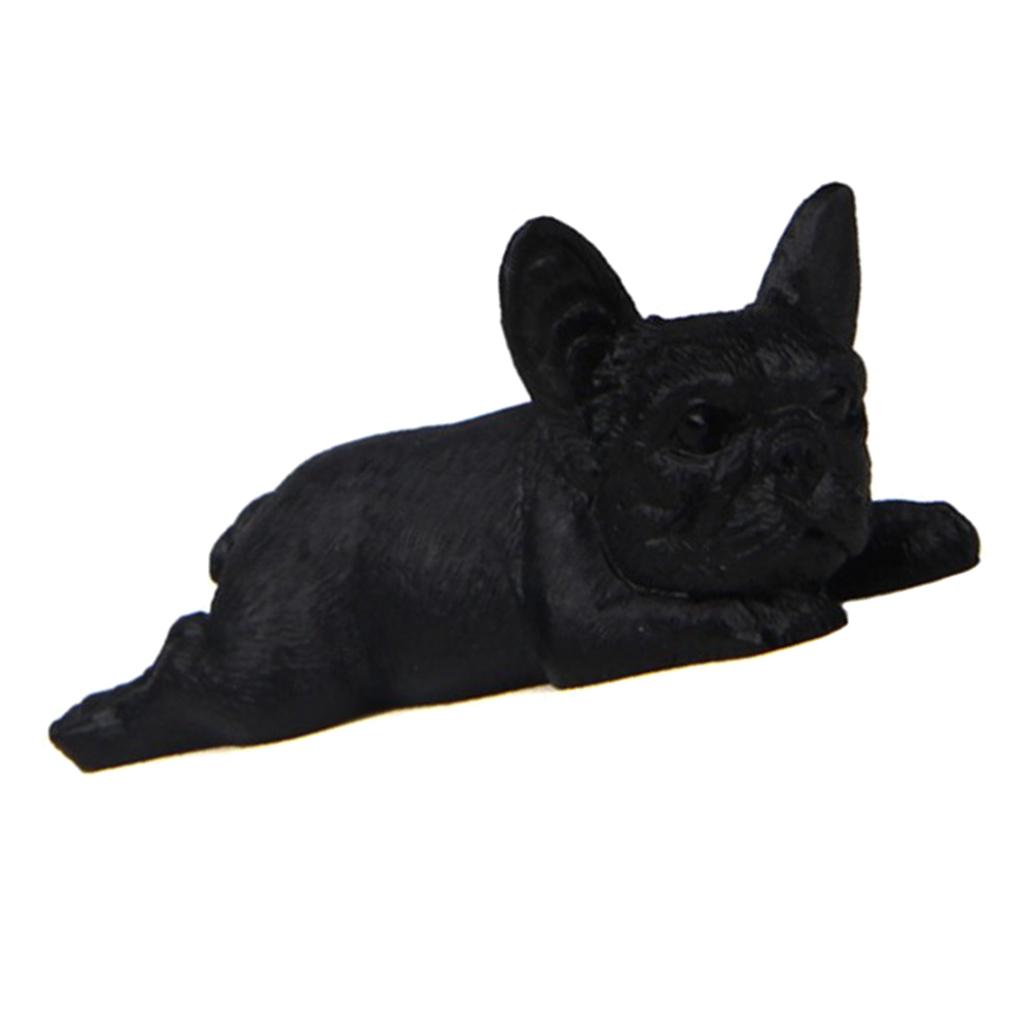 Small French Bulldog Model Animal Figure Toy for Home Decoration 04