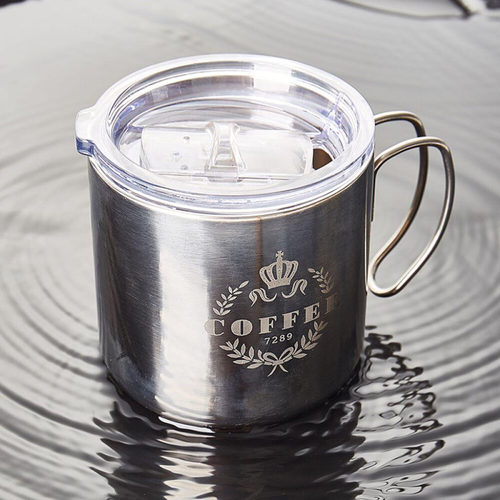 Stainless Steel Coffee Mug Milk Wine Beer Tea Water Cocktail Cup Silver