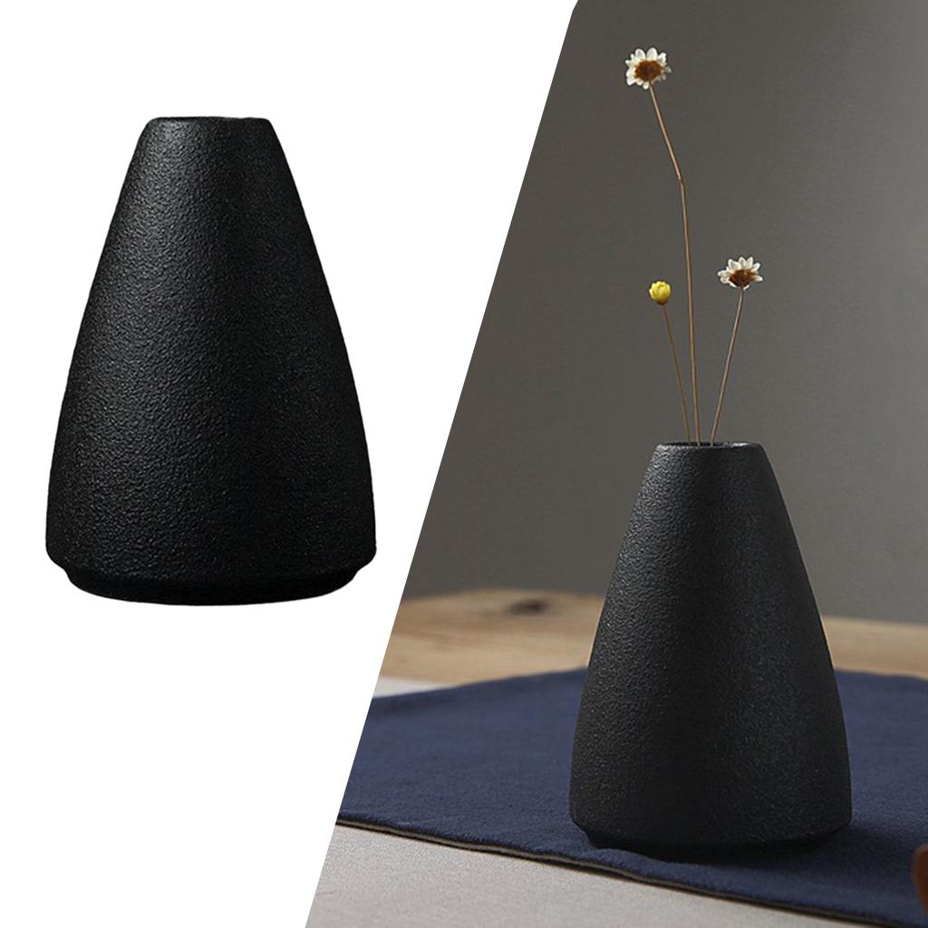 Minimalism Ceramic Flower Vase Sculpture Centerpieces Office Living Room F