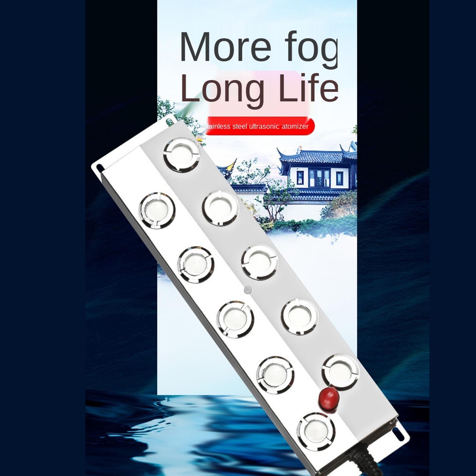 Ultrasonic Mist Maker Fogger Water Air Humidifier Fountain Mist Make 6 Head