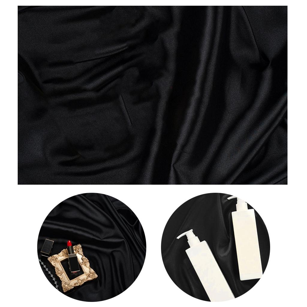 Photography Backdrops Mercerized Cloth Background for Jewelry Black