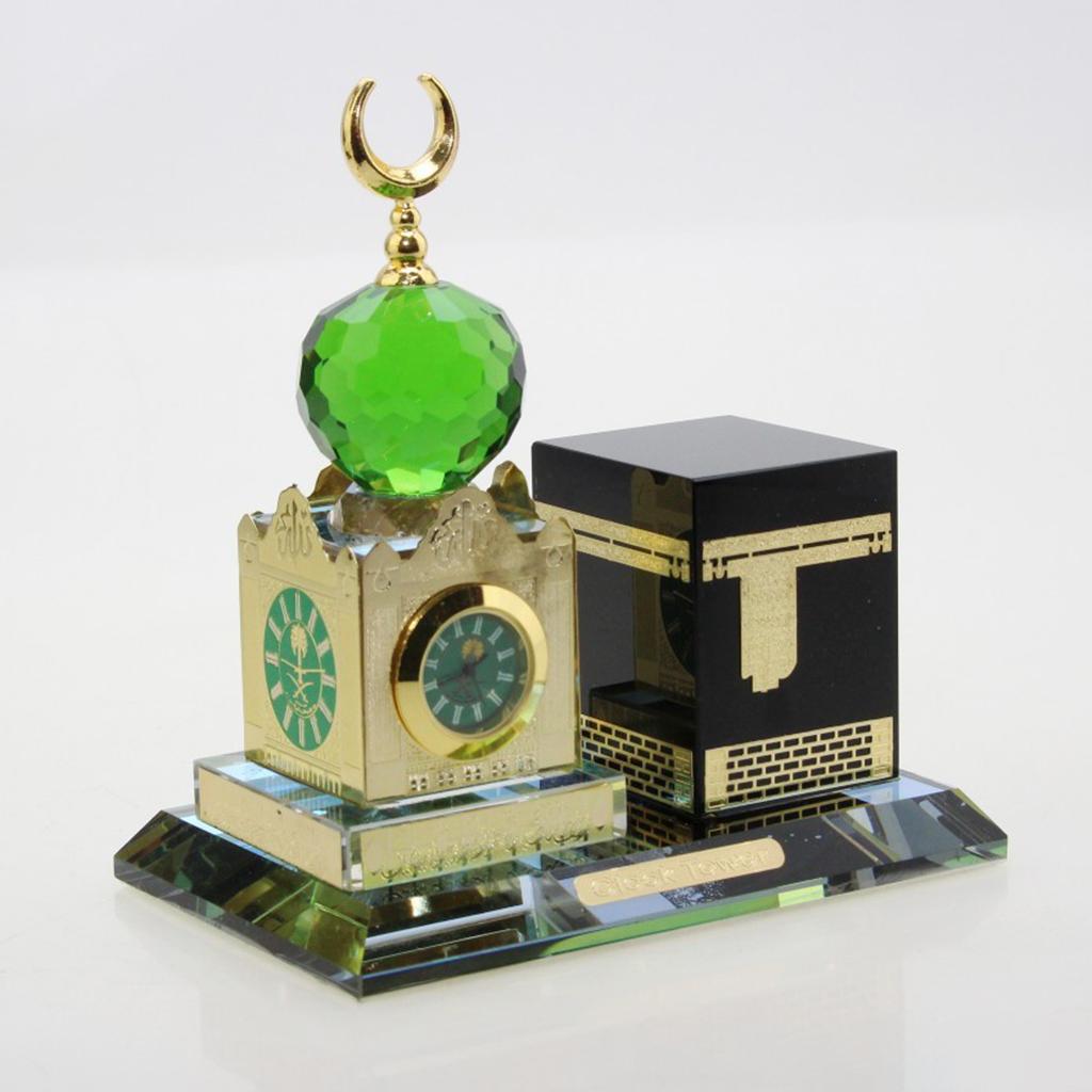 3D Muslim Crystal Miniature Islamic Building Eid Home Living Room Decor Gift