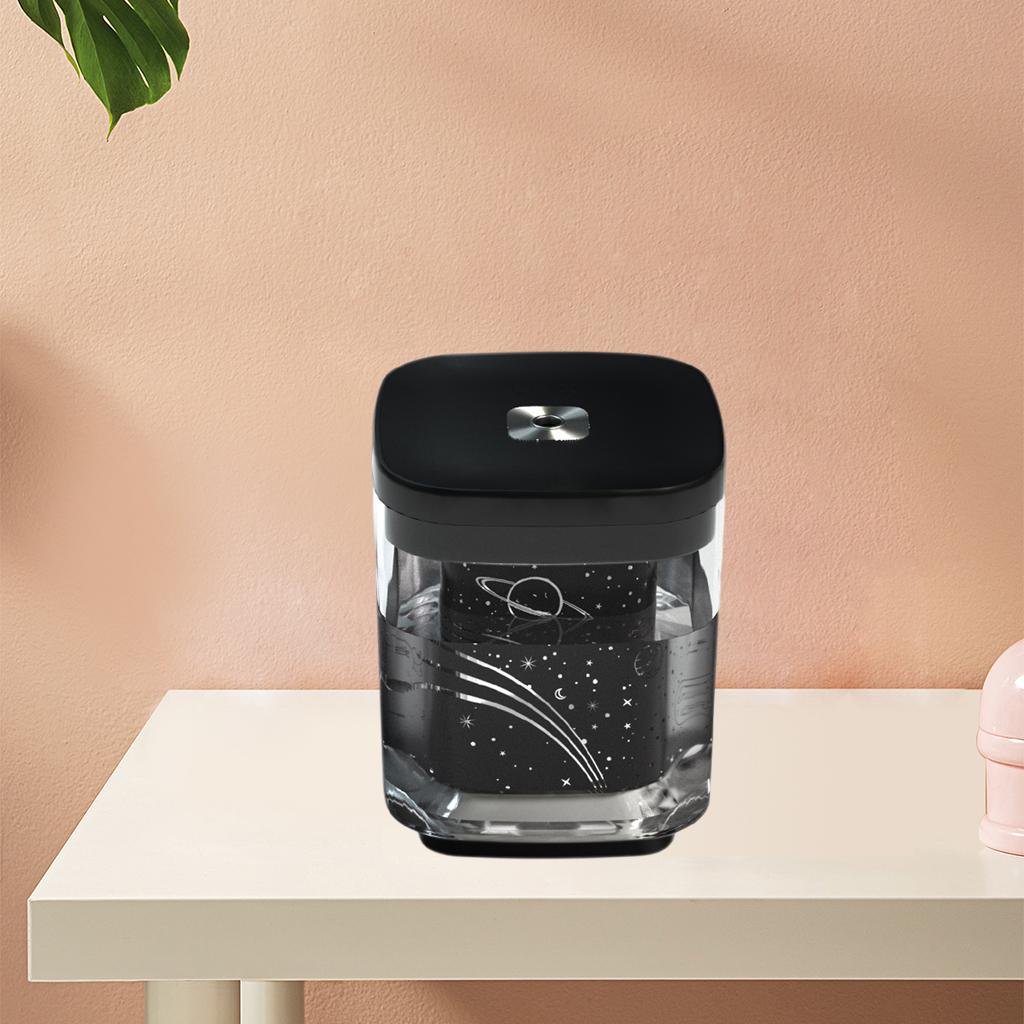 USB Humidifier LED Light Home Baby Room Air Diffuser Purifier Quiet Black