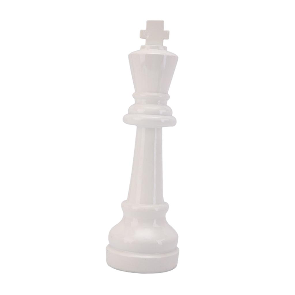 International Chess Pieces Statue Sculpture Collectible Home Office Decor