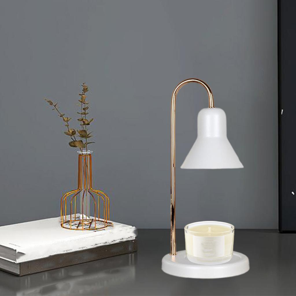 Candle Warmer Lamp Melt Wax Light US Plug Aromatherapy Living Room White