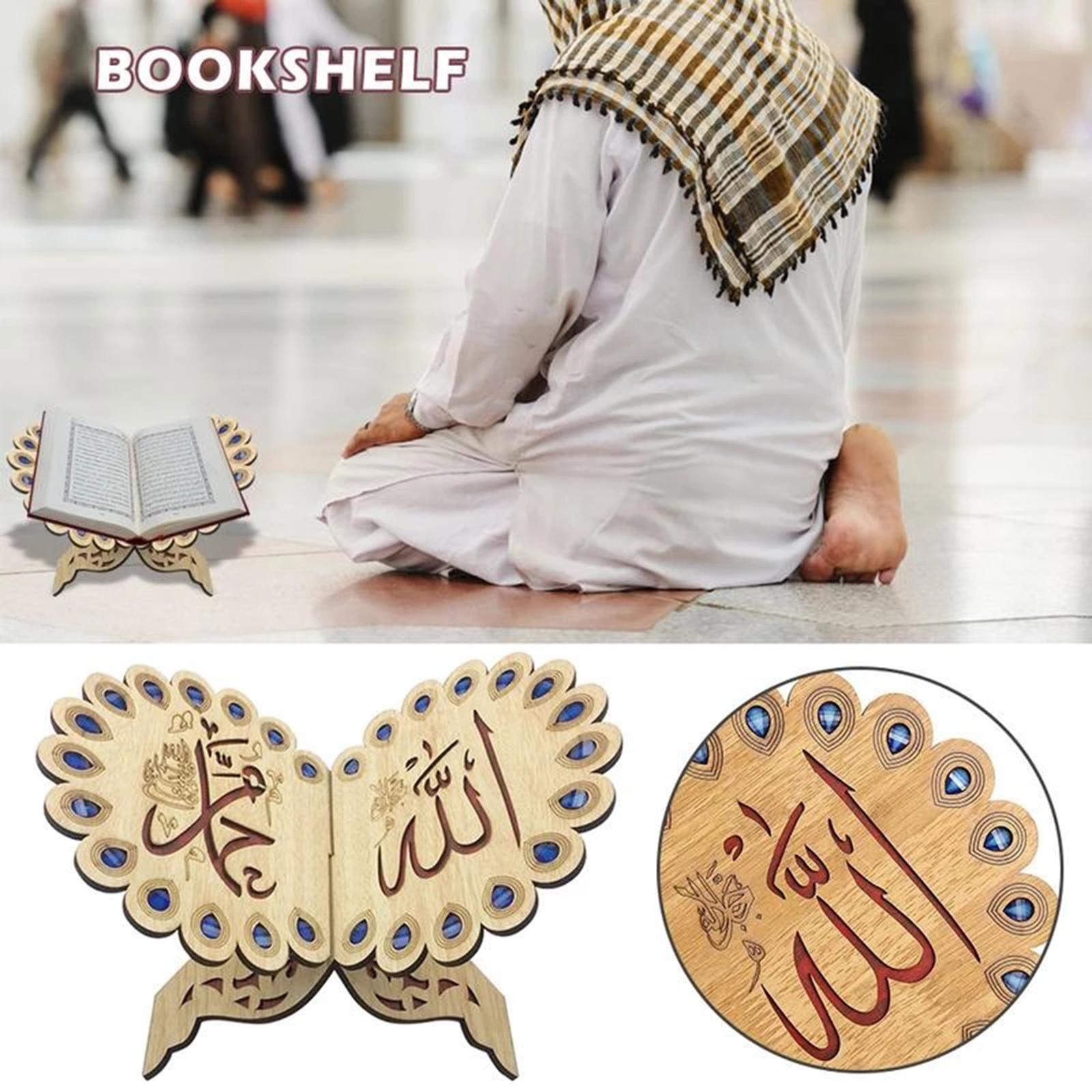 Reading Book Holder Quran Support Stand Prayer Bookshelf Handmade Storage