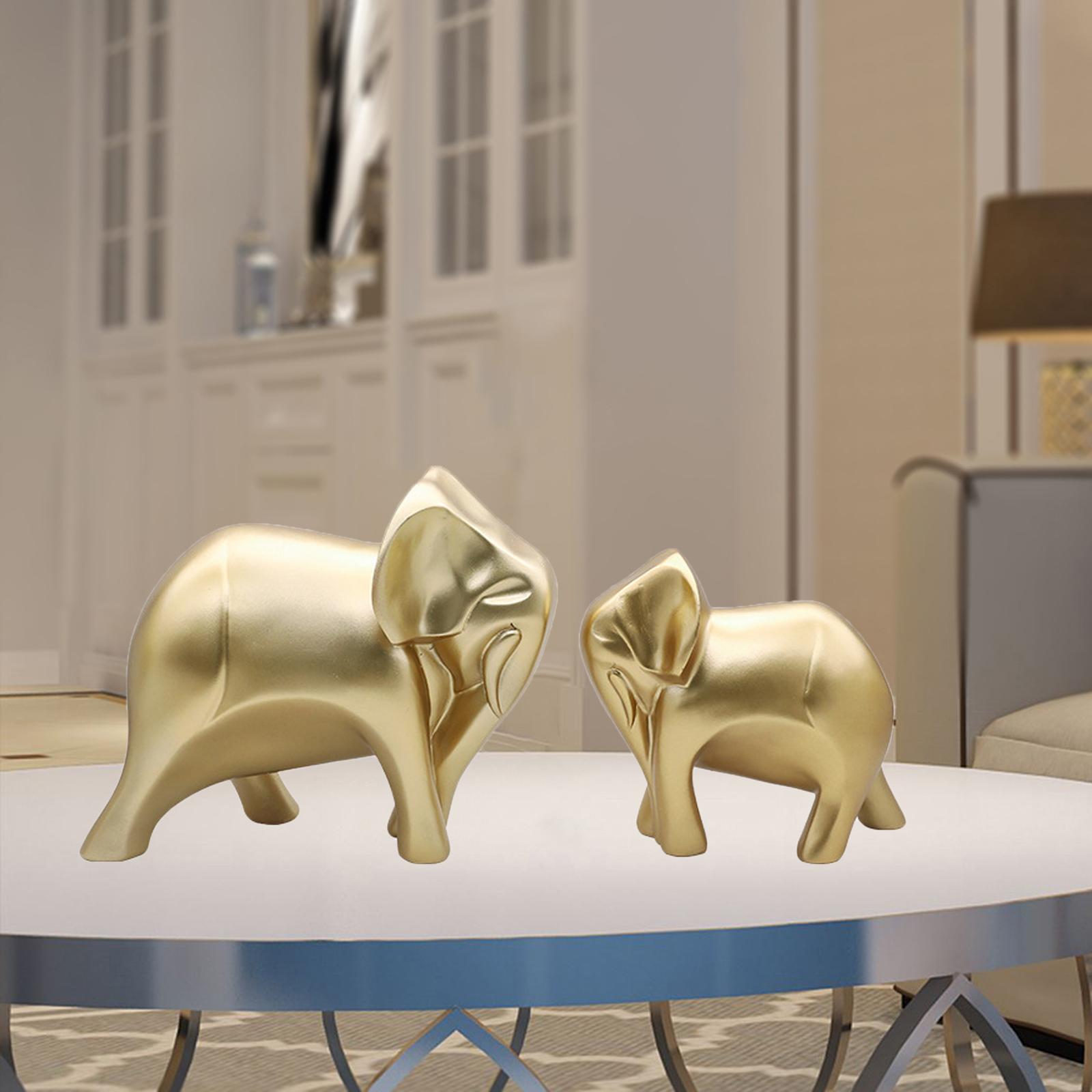 Animals Figurines Collectible Sculptures Ornaments Artwork Elephant Statues