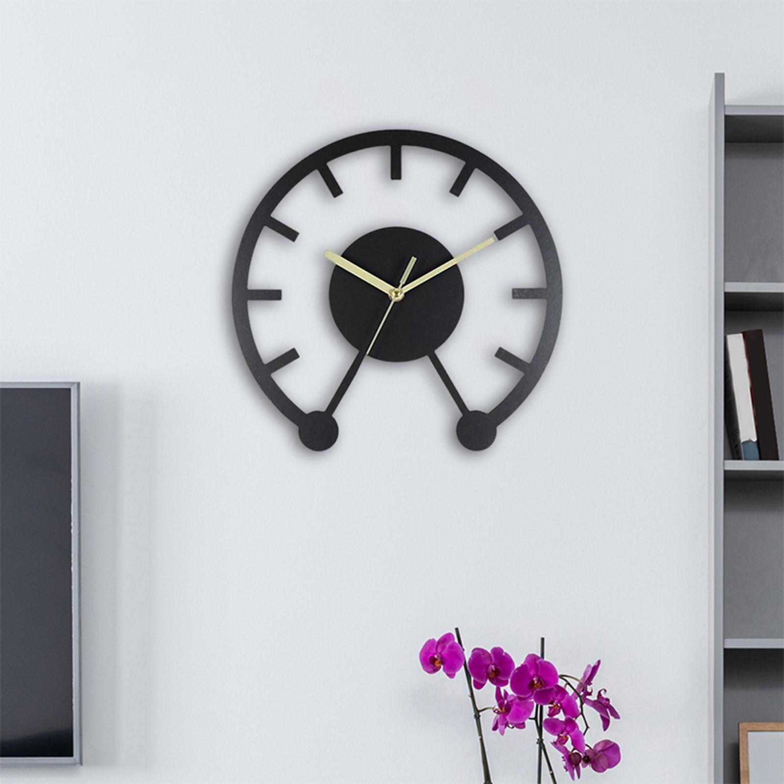 Wall Clock 3D DIY Wall Clocks Battery Operated for Living Room style I