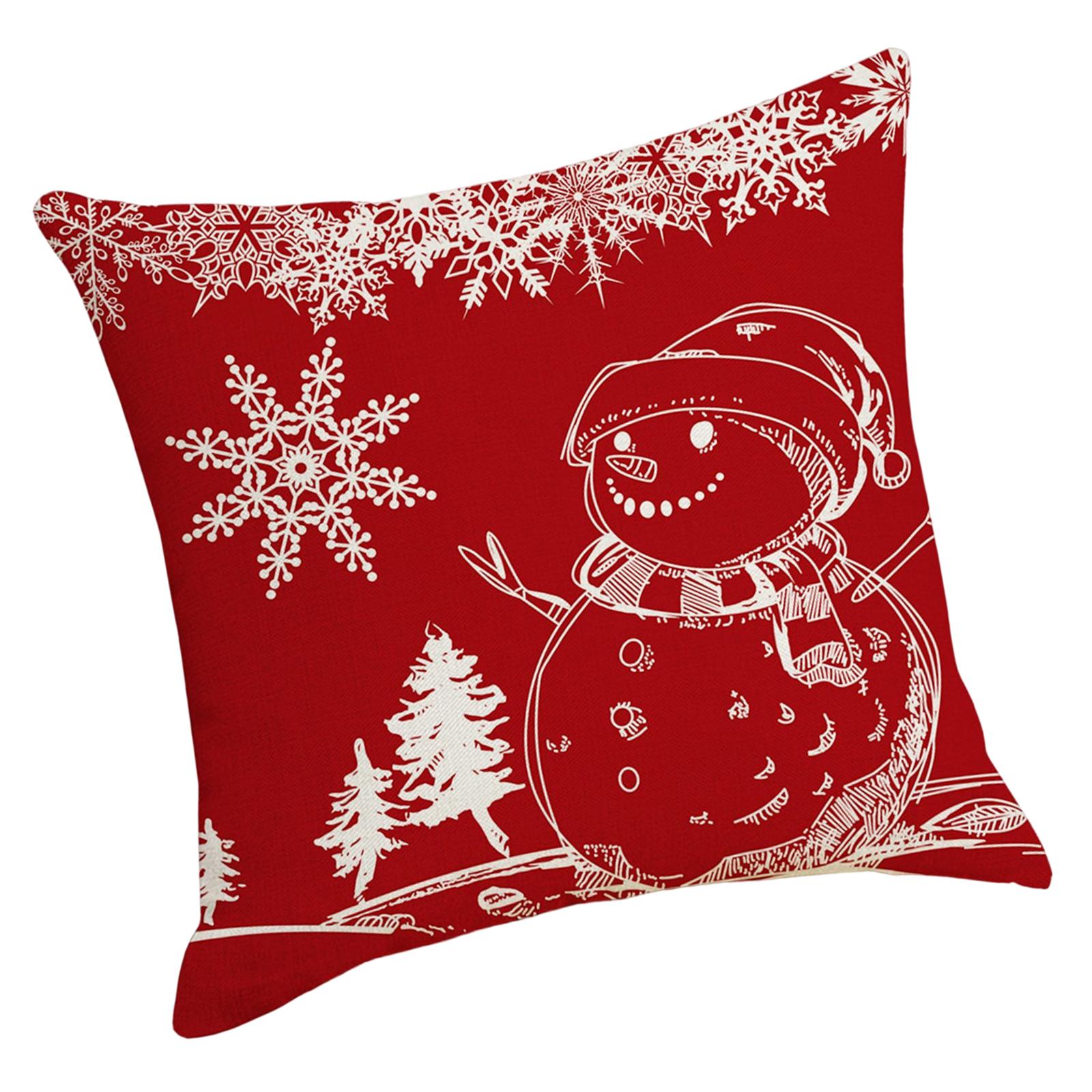 Pillow Cover Protective Christmas Pillow Case for Restaurant Gift Home Style R