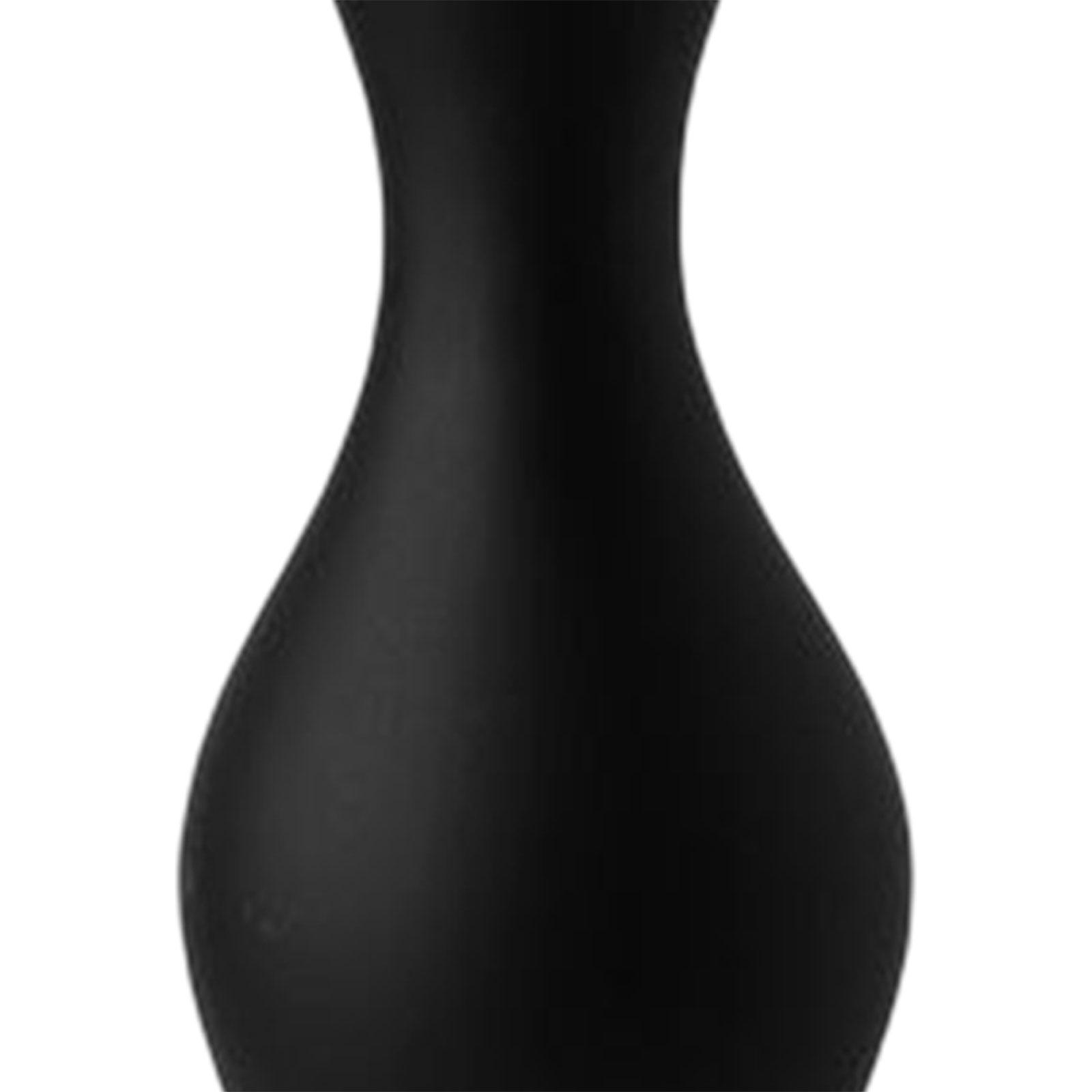 Ceramic Flower Vase Modern Minimalist Elegant for Home Decoration Adornment Black 9.5cmx26cm