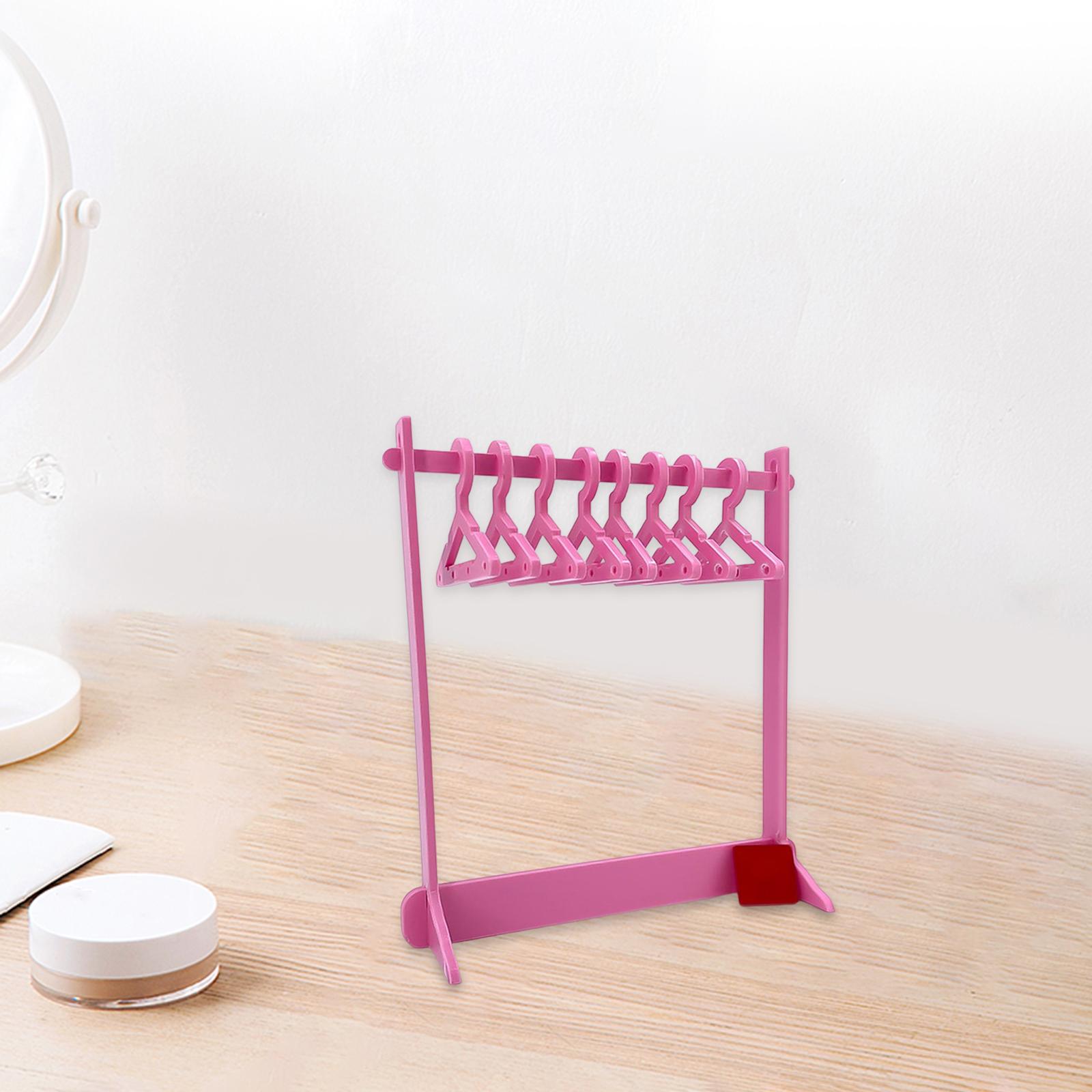 Cute Earring Display Stand Hanger Rack Style Acrylic Jewelry Display Holder Pink