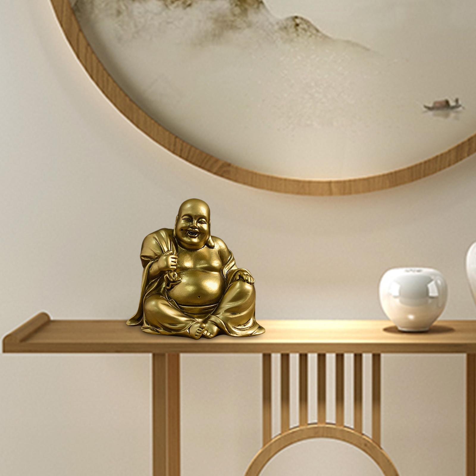 Maitreya Buddha Statue Aesthetic Desk for Living Room Restaurant Anniversary Style C
