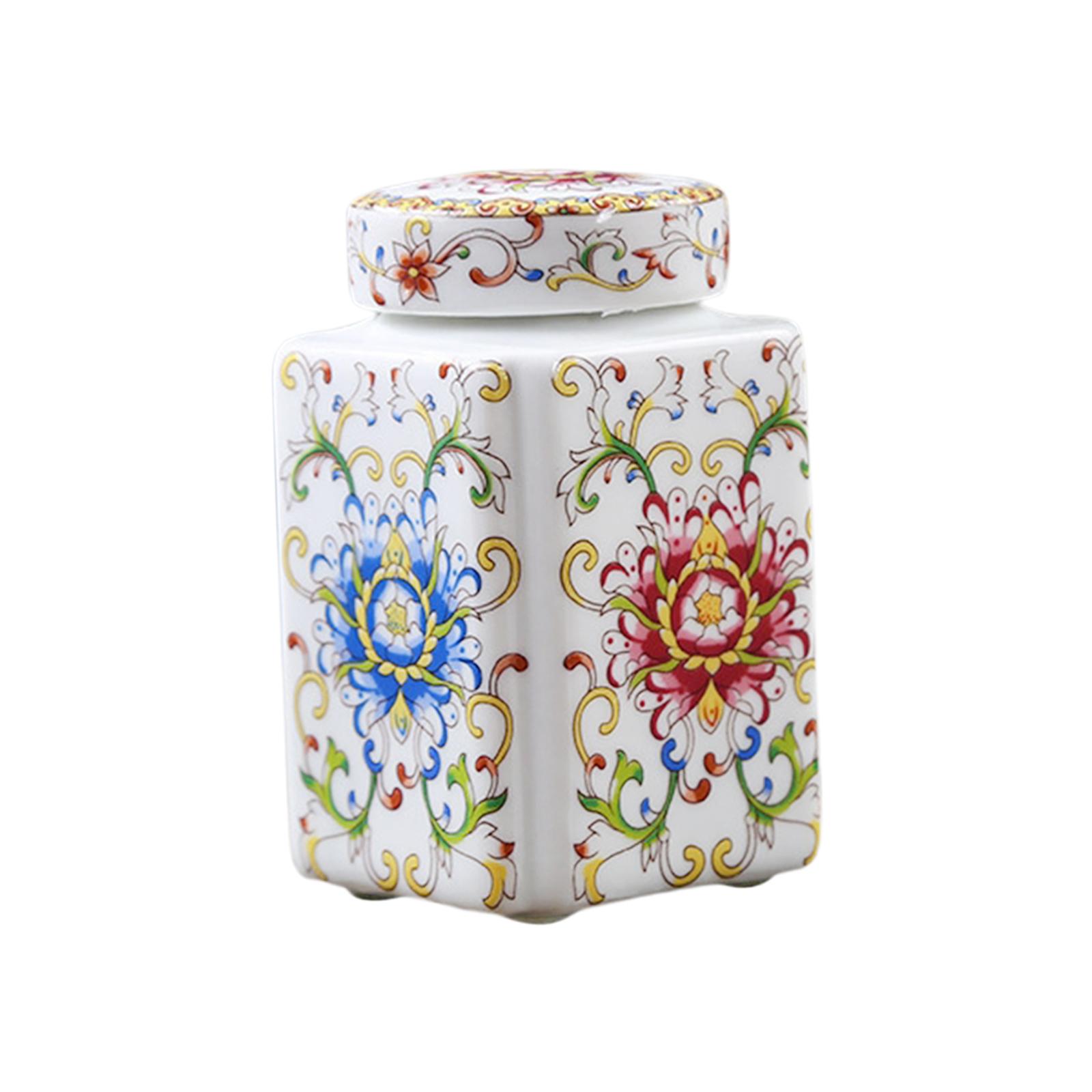 Temple Jar Porcelain Multicolor