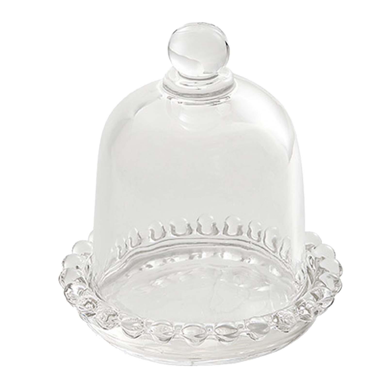 Glass Round Cake Stand Cake Plate Dessert Platter Dessert Serving Tray L