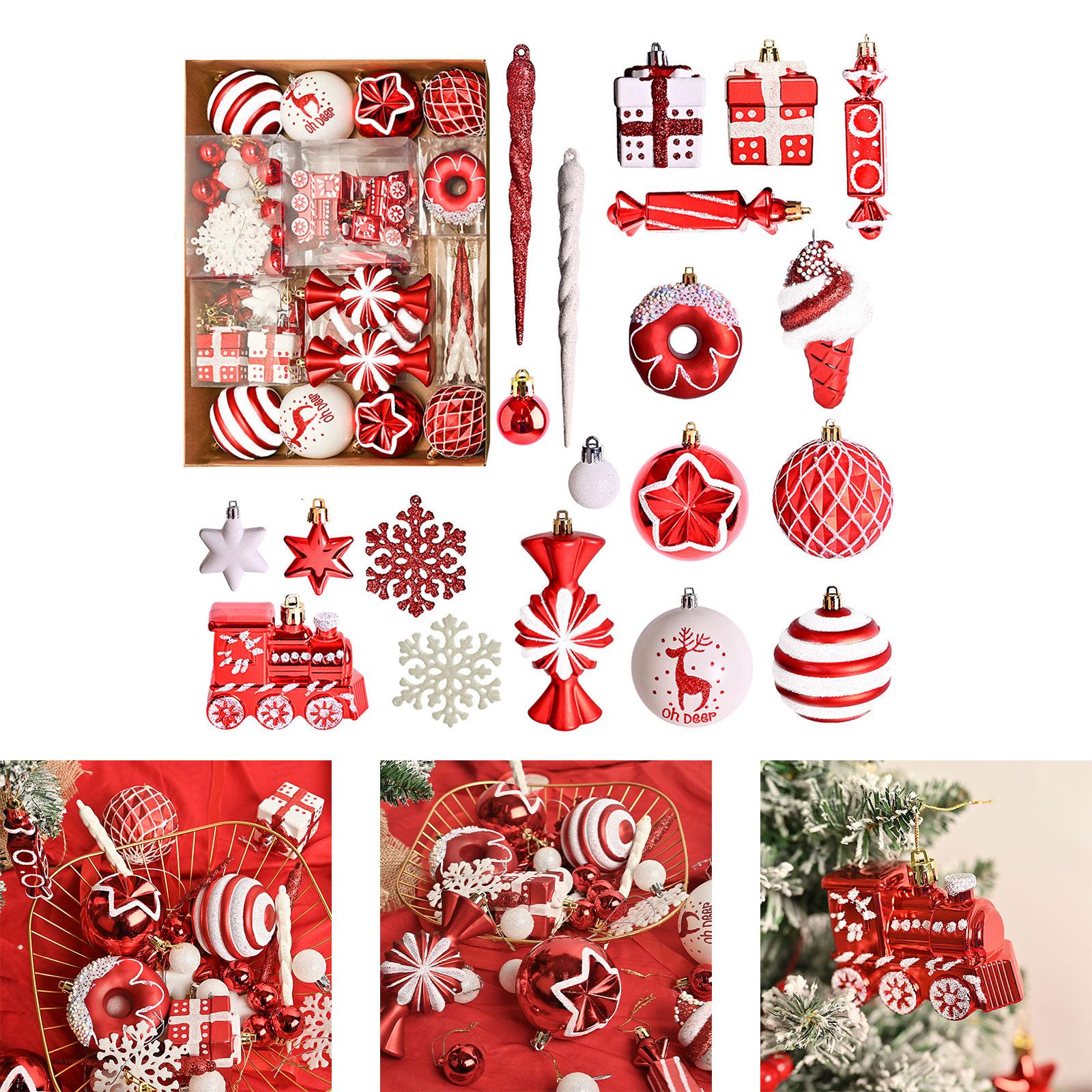 Christmas Ball Ornaments Set DIY Craft for Party Supplies Engagement Wedding