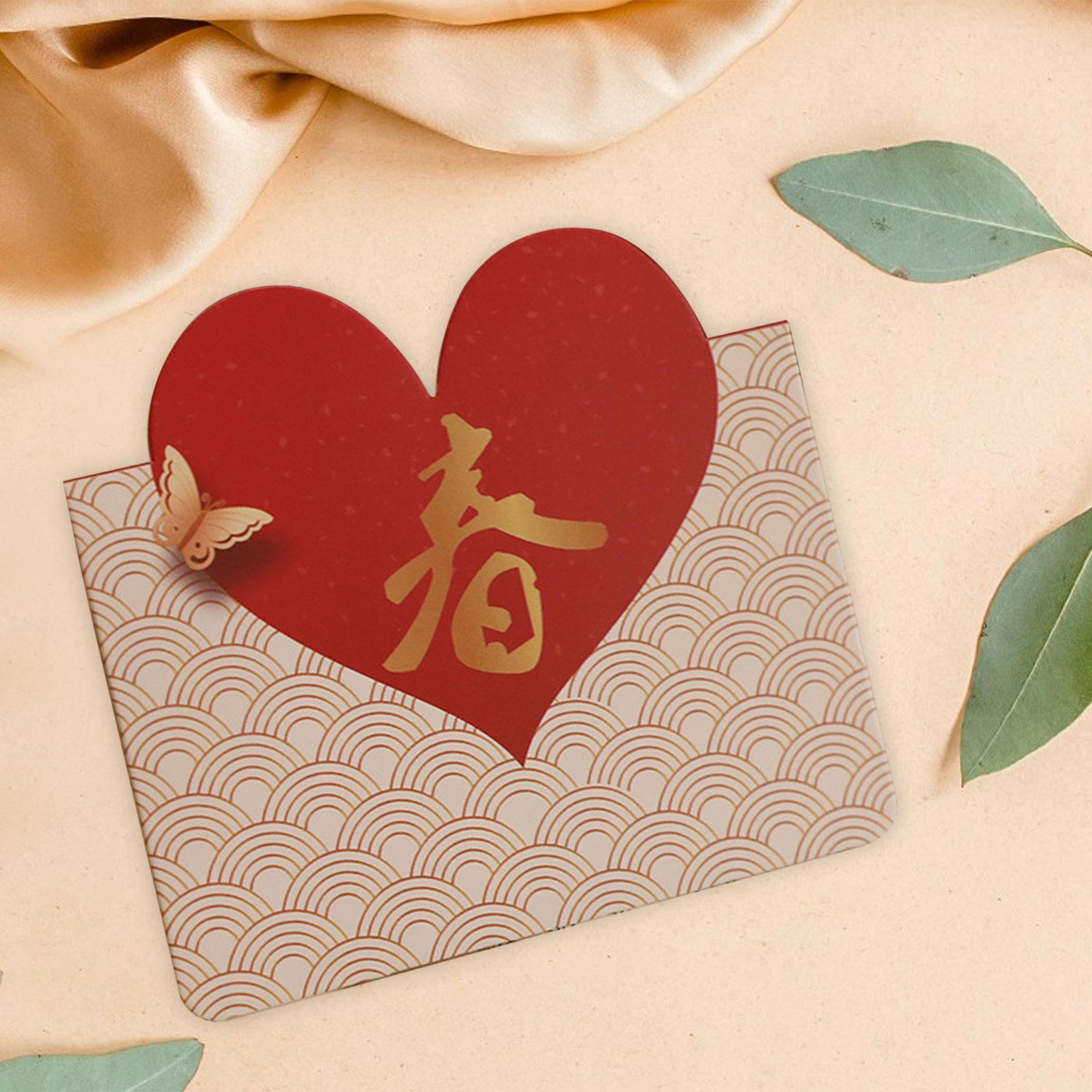 New Year Greeting Card Handmade Party Supplies Creative Paper Greeting Cards