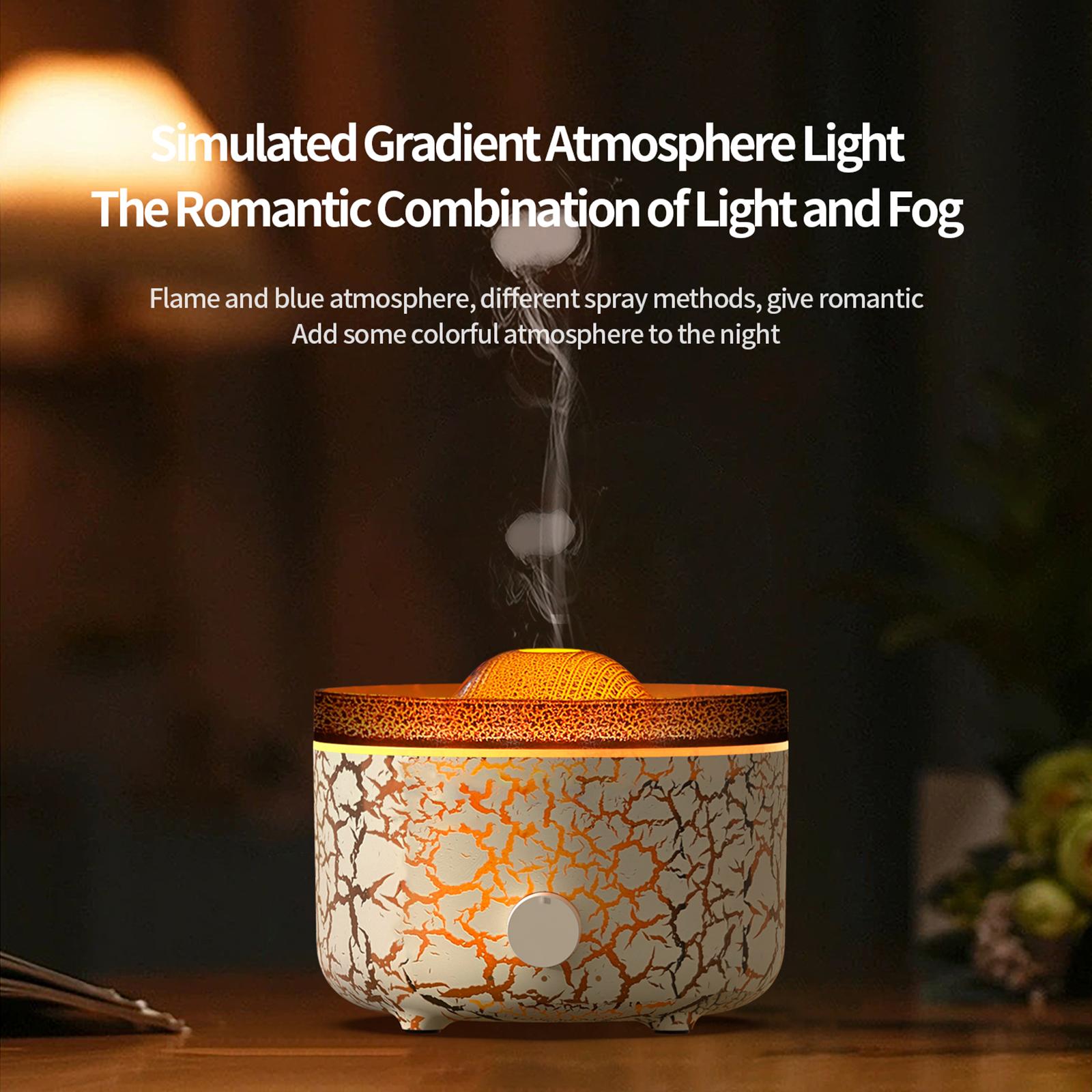 Air Humidifier Quiet Essential Oil Diffuser for NightStand Bedroom Fireplace