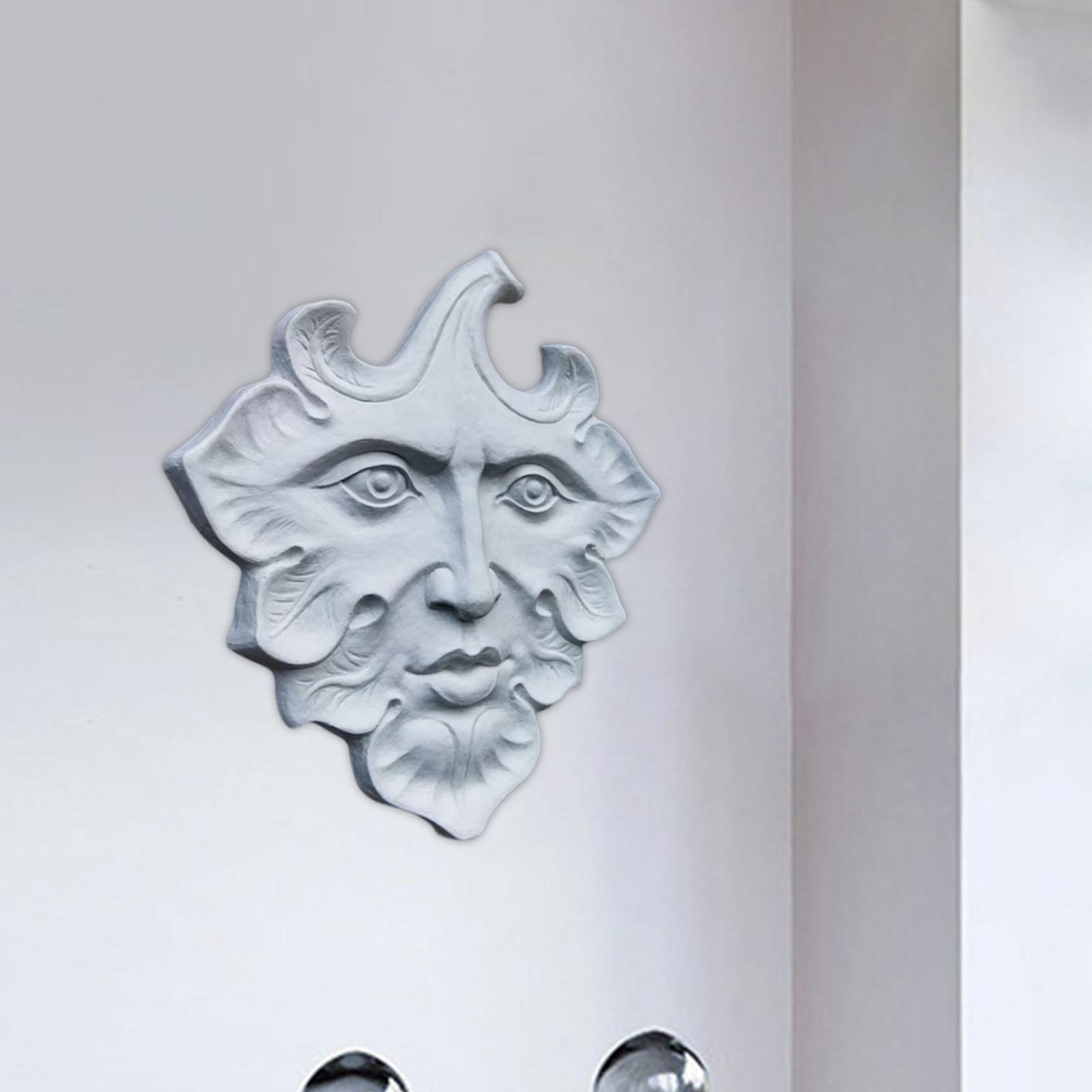 Head Facial Figurine Hanging Sculpture Hanging Decoration 