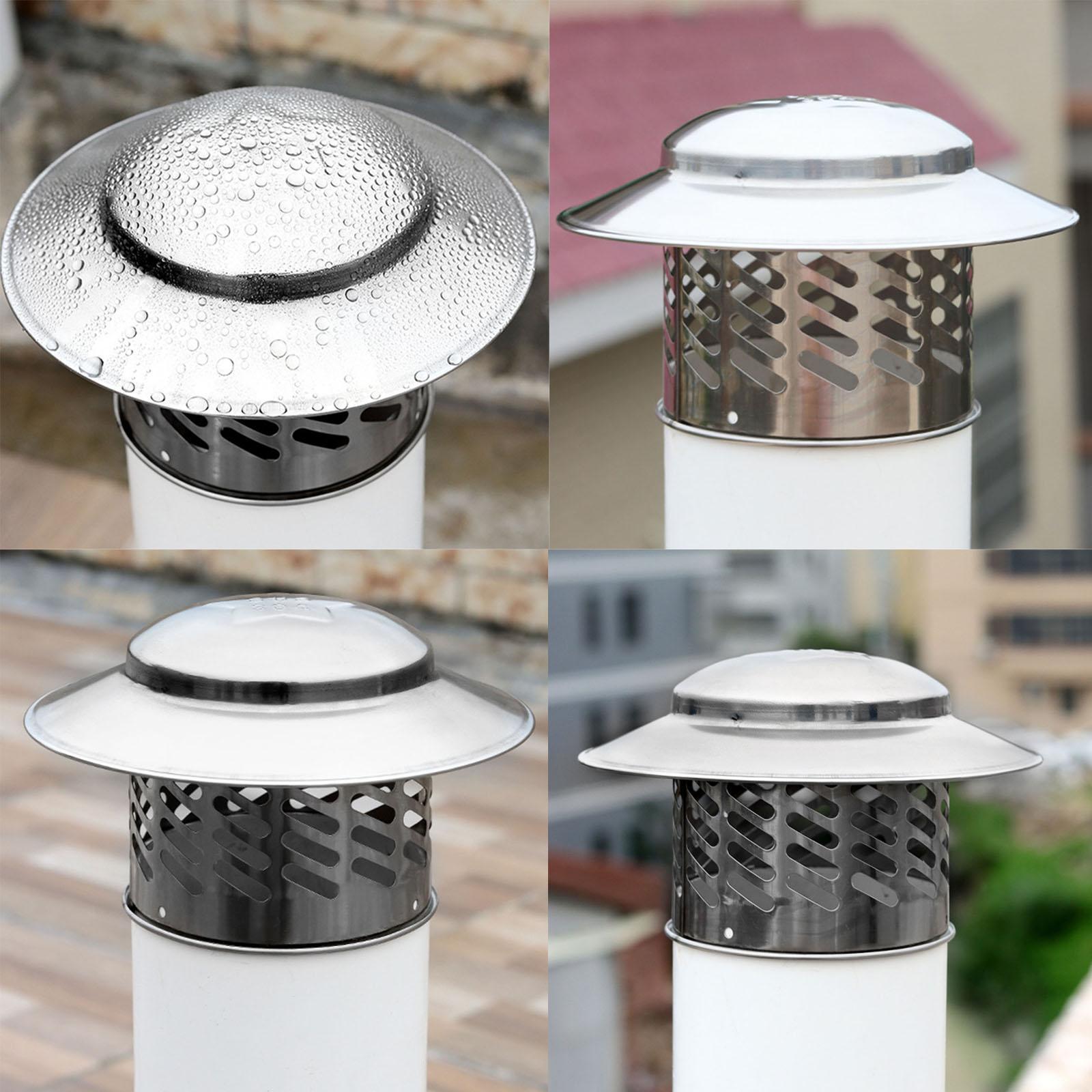 Cap Fireplace Rain Cover Insulation Vent Cover Fireplace Chimney Cap Outside 6